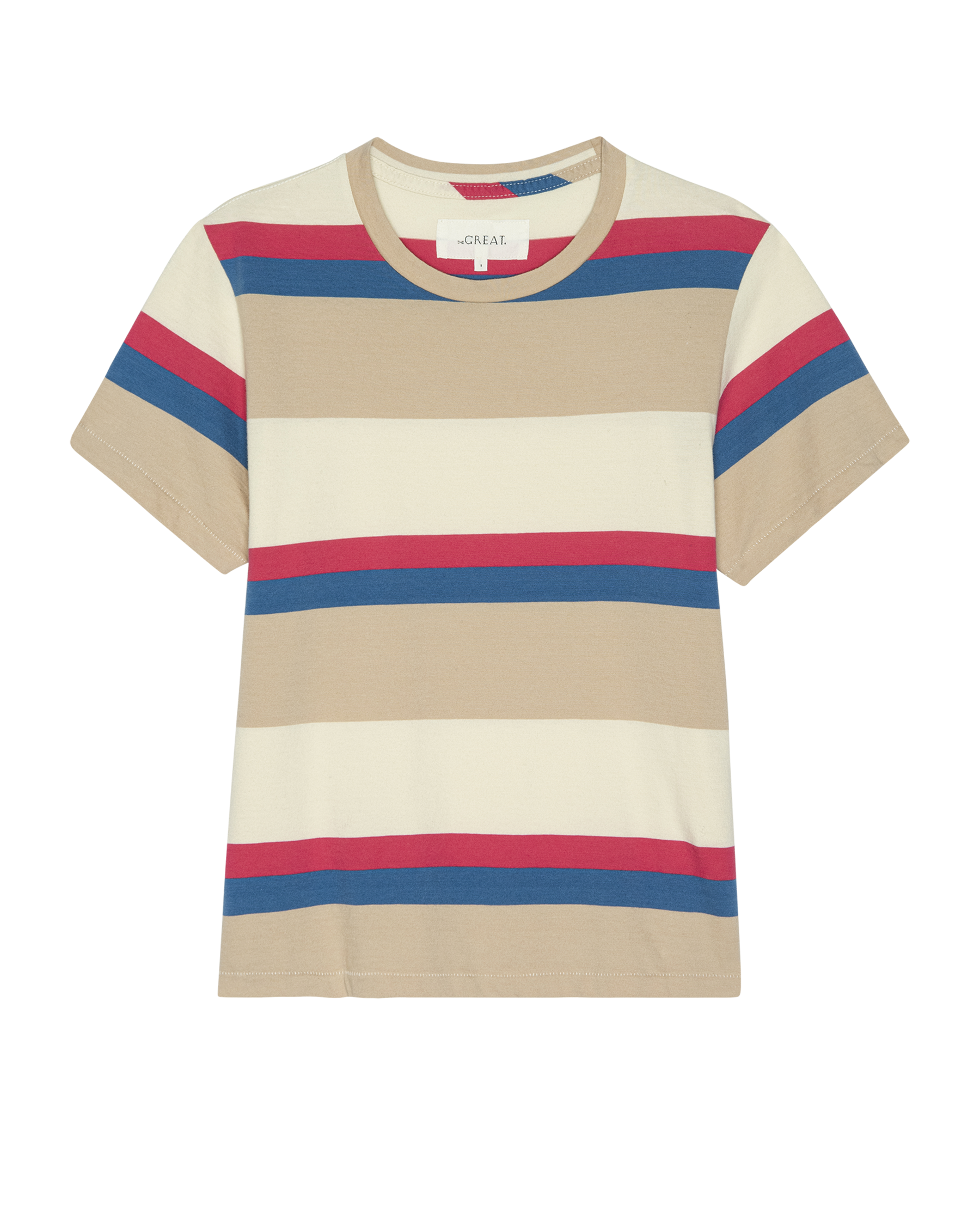 The Little Tee. Novelty -- Study Hall Stripe