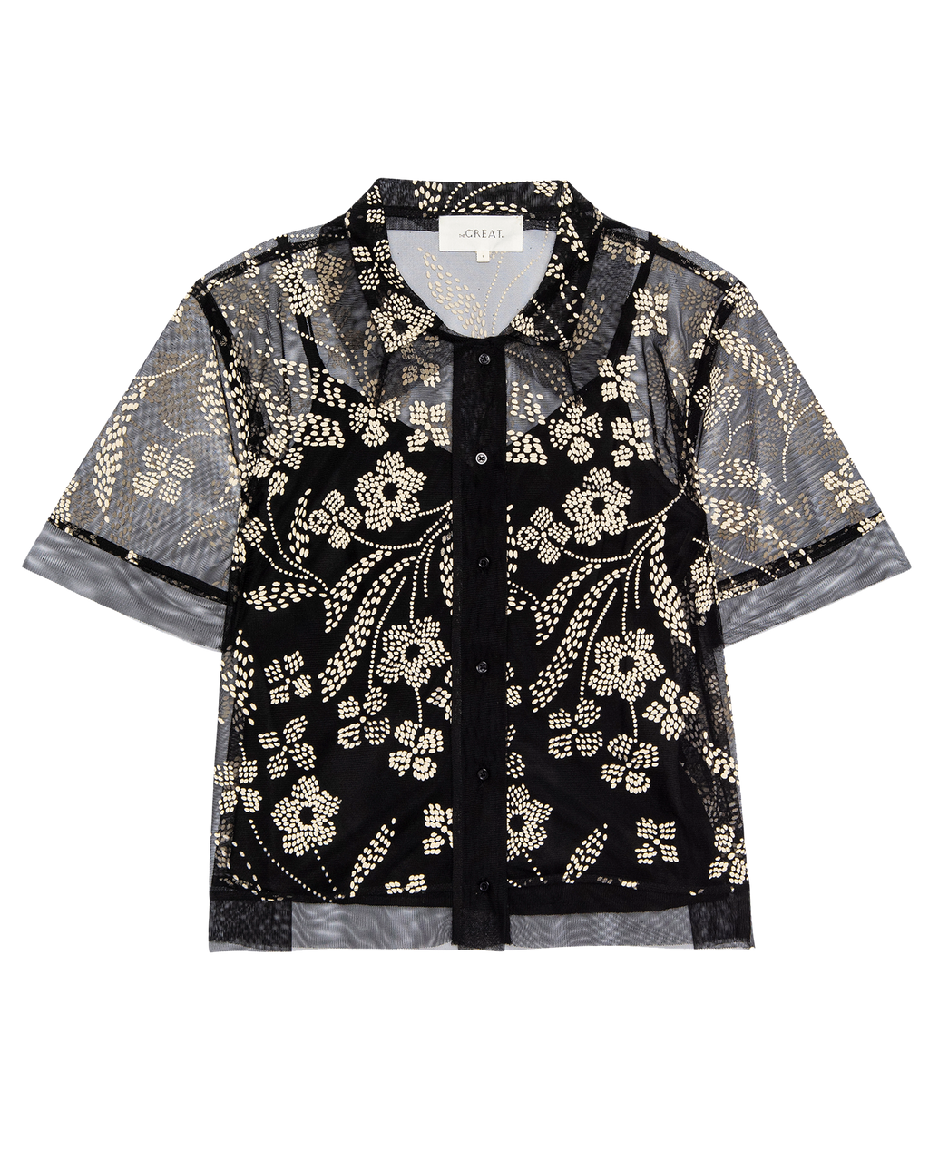 The Cotillion Top. -- Brocade Floral