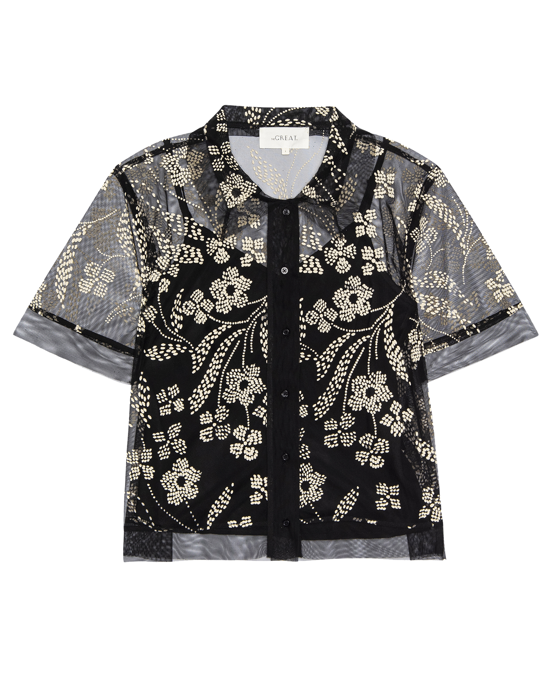 The Cotillion Top. -- Brocade Floral
