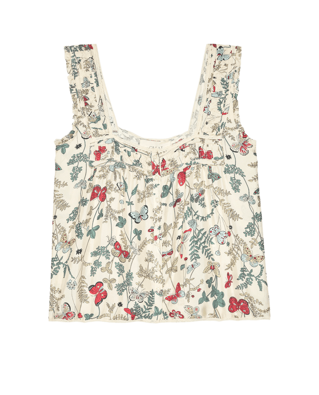 The Victorian Pleat Tank. -- Floating Butterfly