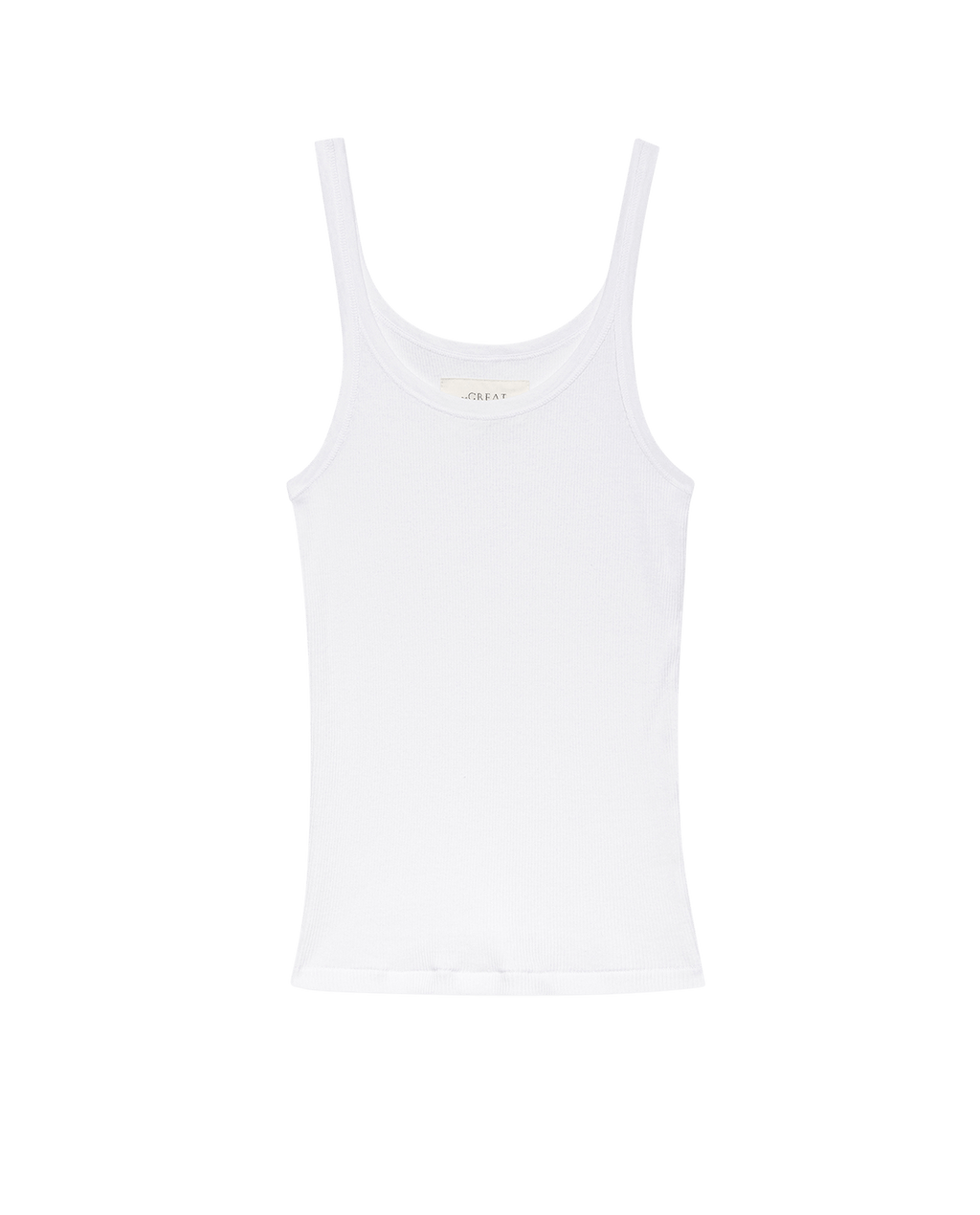 The Baby Rib Tank. -- True White