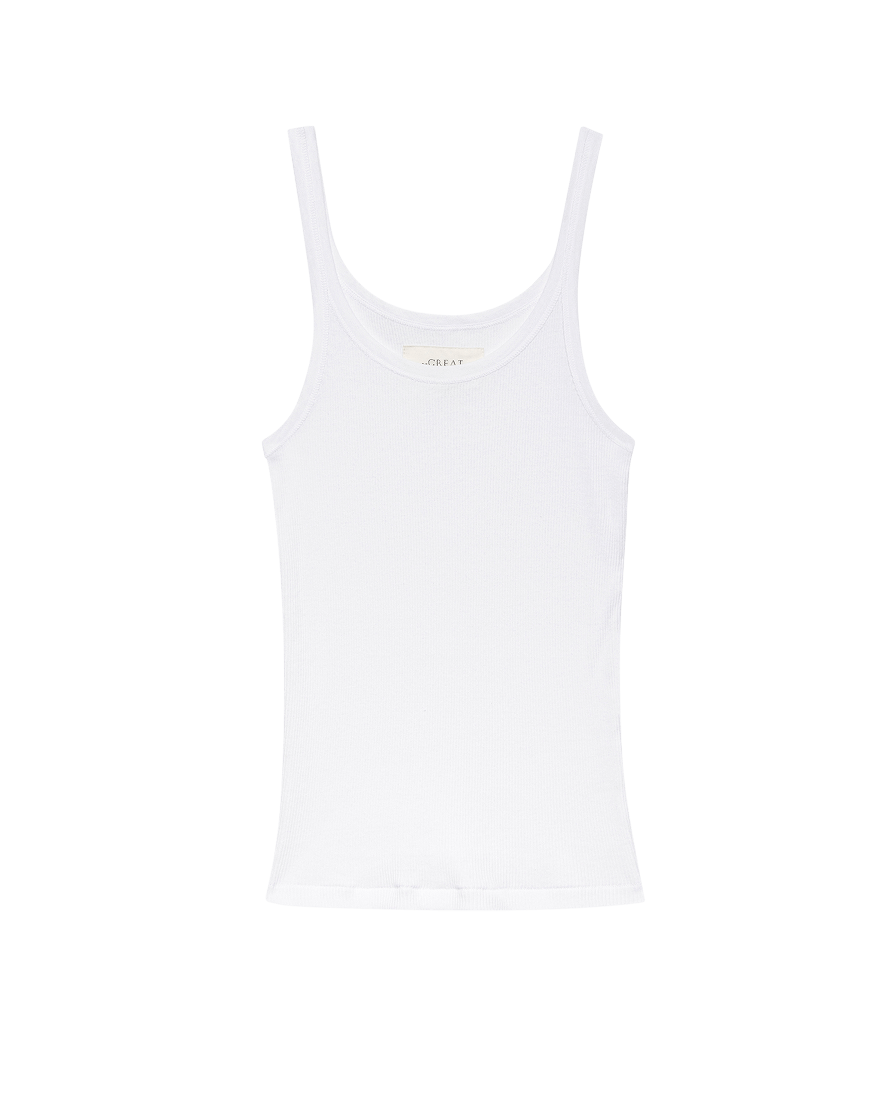 The Baby Rib Tank. -- True White