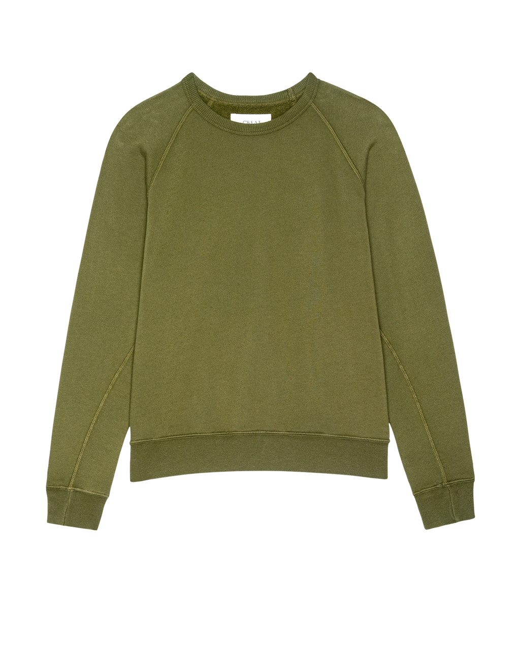 The Fleece Rookie Sweatshirt. Solid -- Army