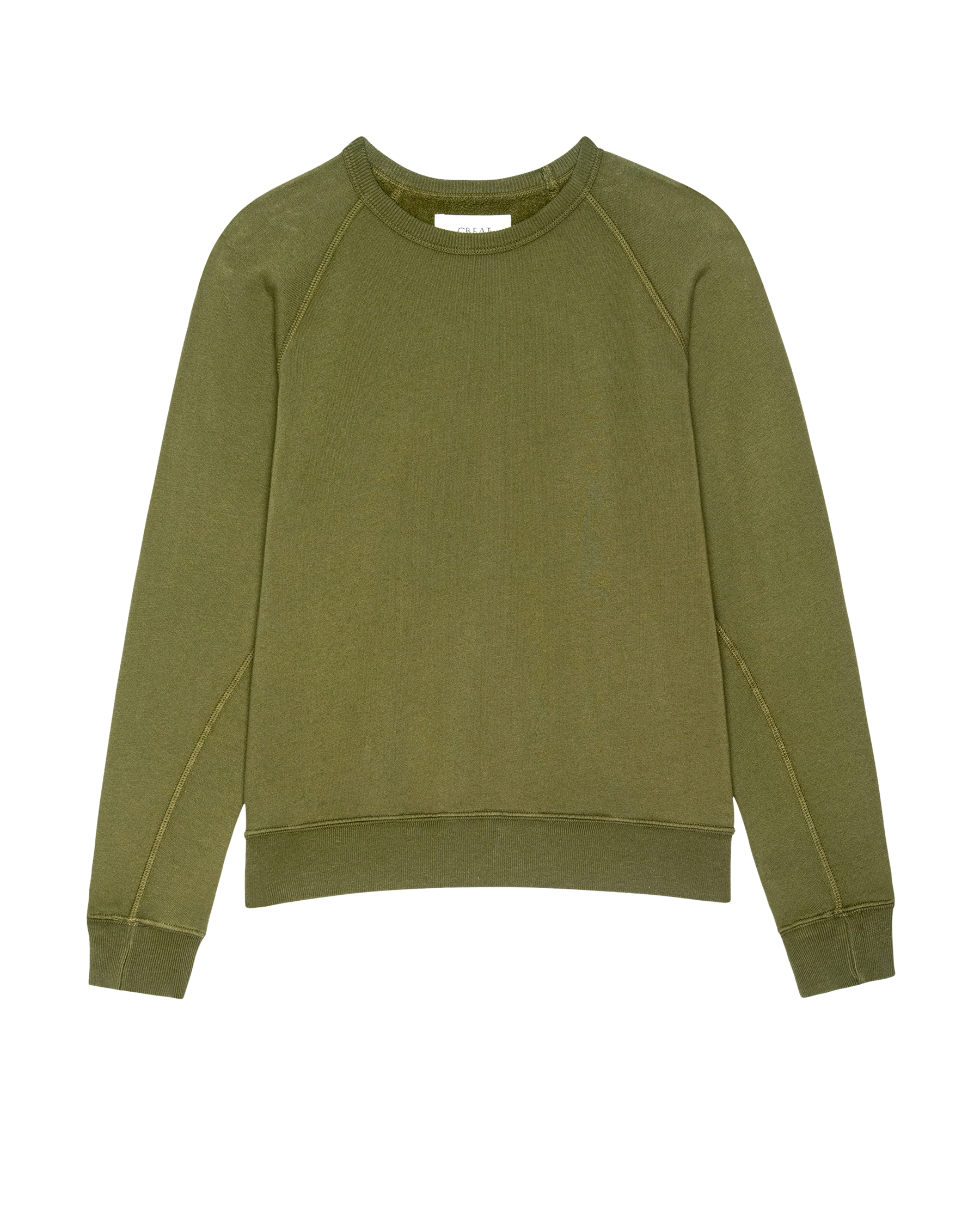 The Fleece Rookie Sweatshirt. Solid -- Army
