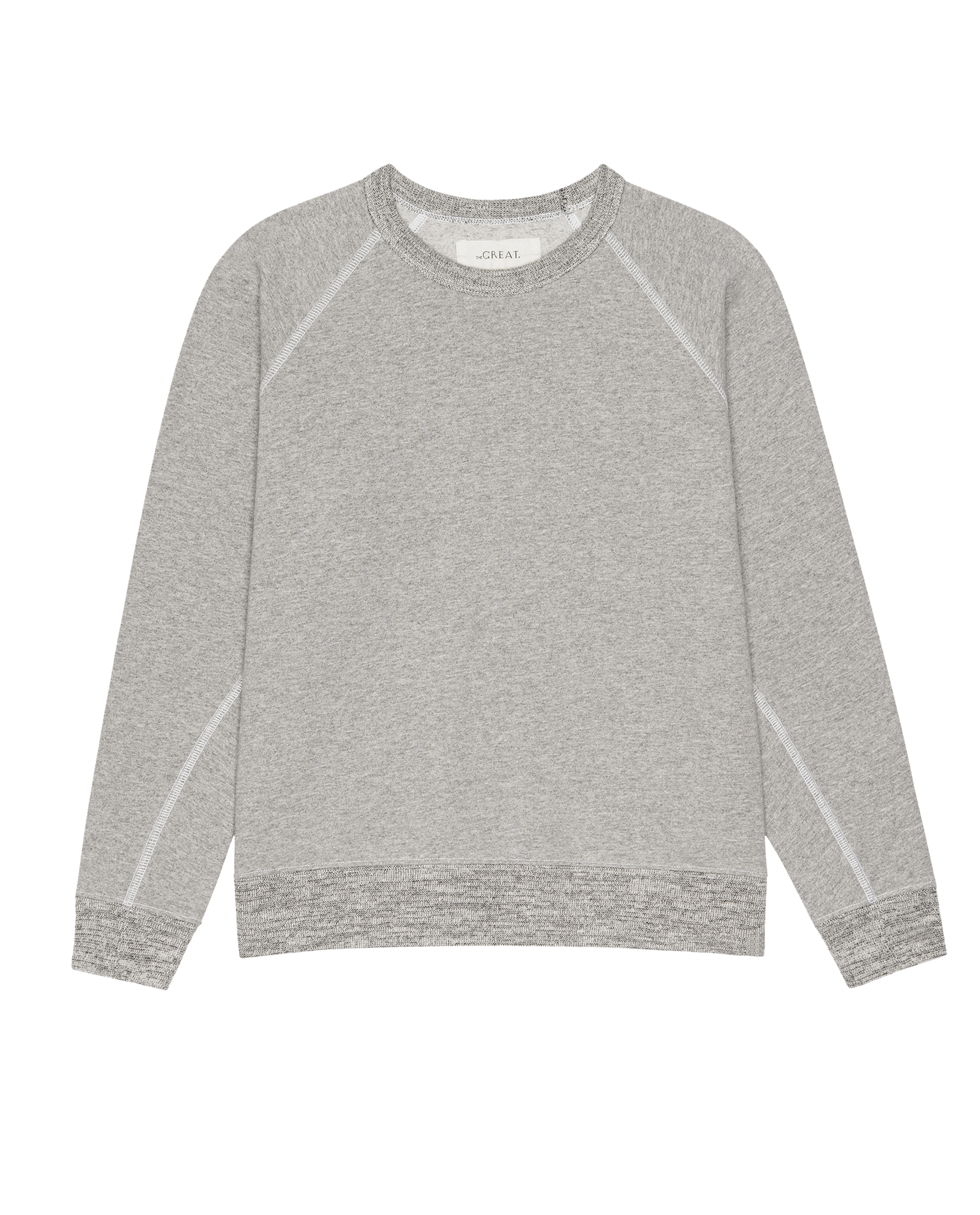 The Fleece Rookie Sweatshirt. Solid -- Heather Grey