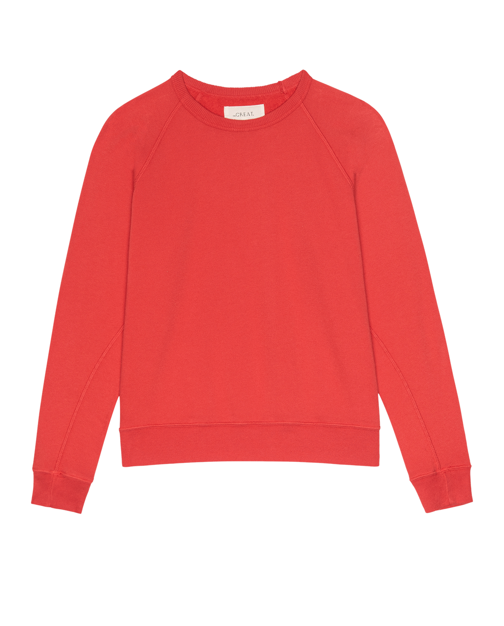 The Fleece Rookie Sweatshirt. Solid -- Bright Red