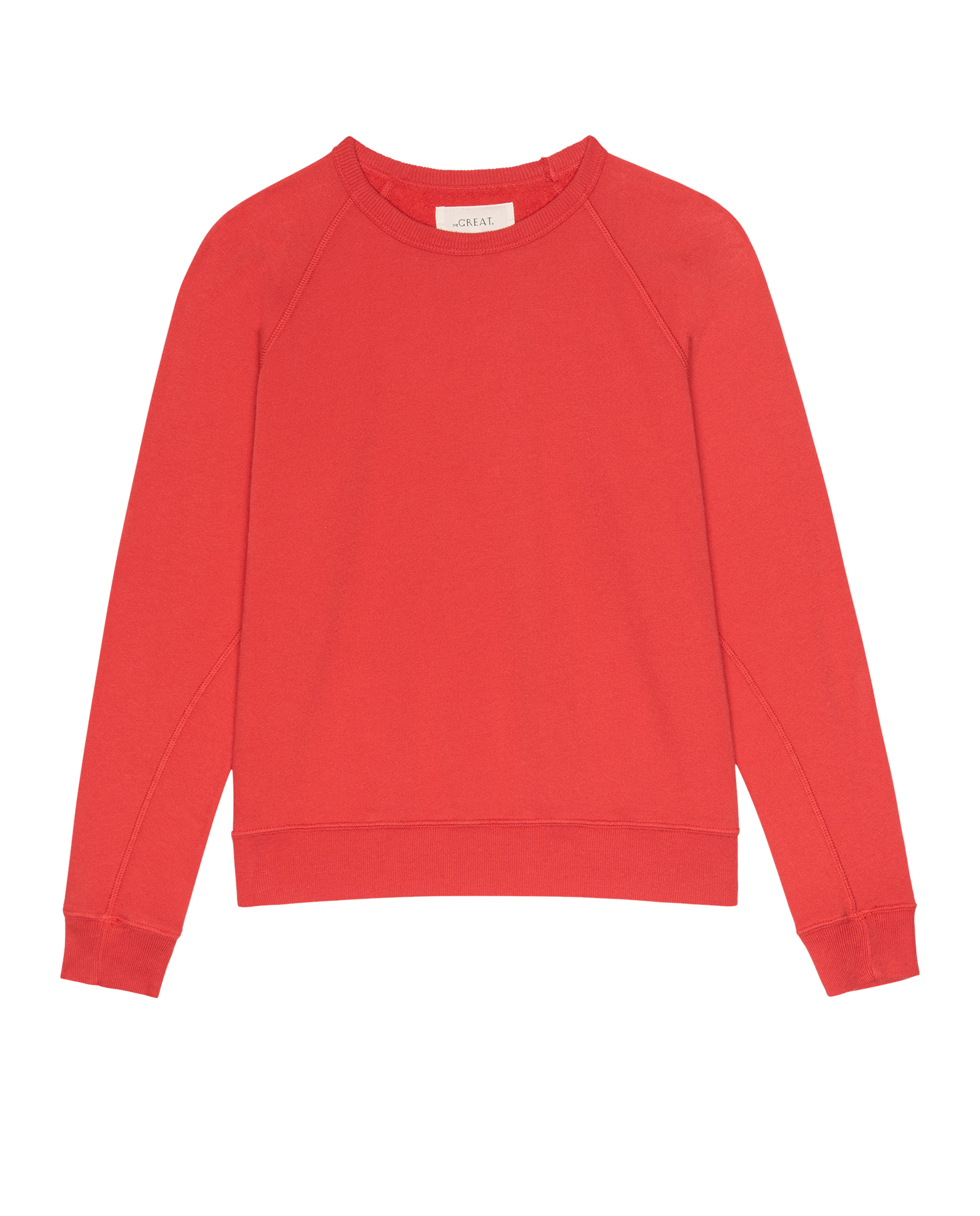 The Fleece Rookie Sweatshirt. Solid -- Bright Red