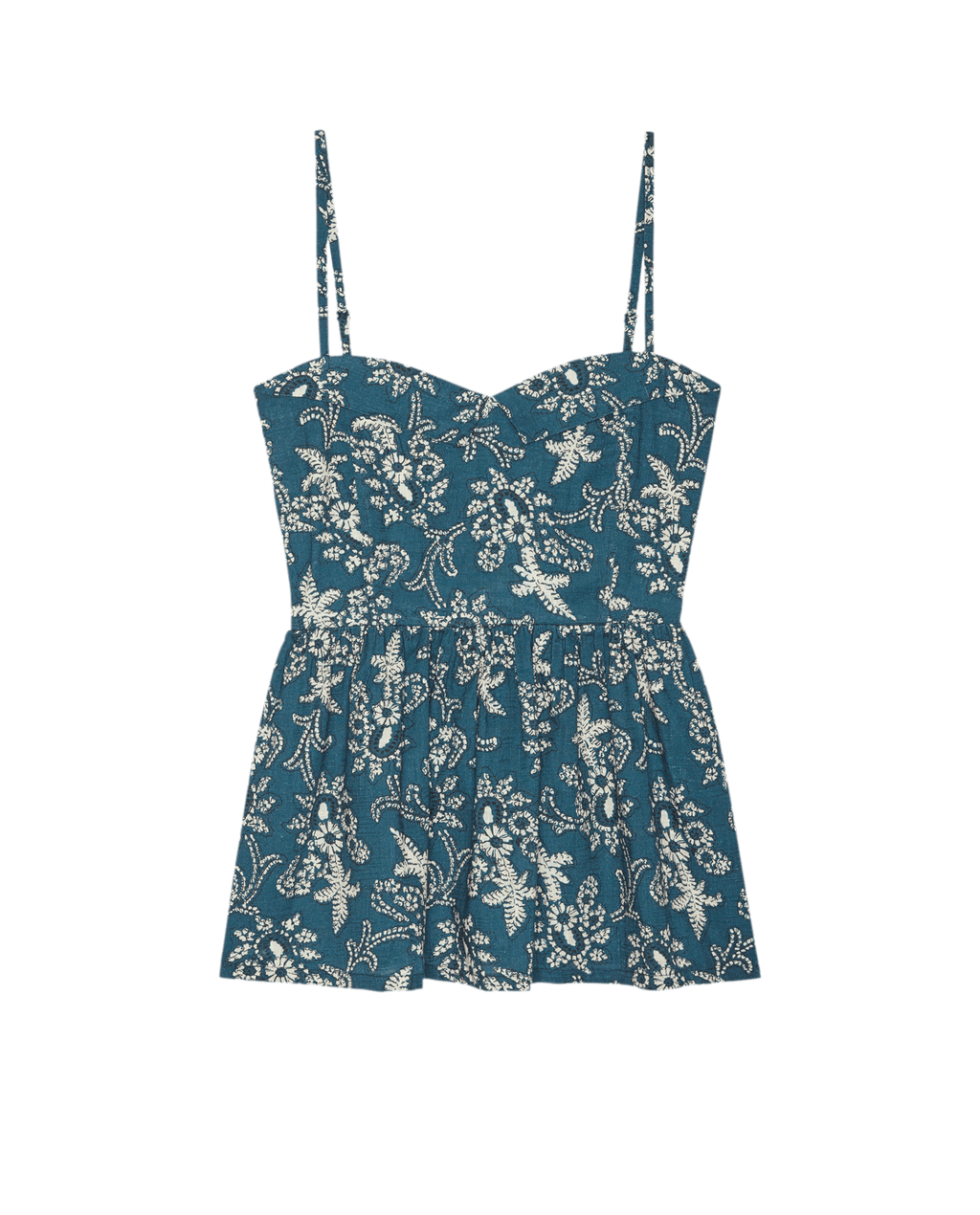 The Verse Top. -- Indigo Bandana