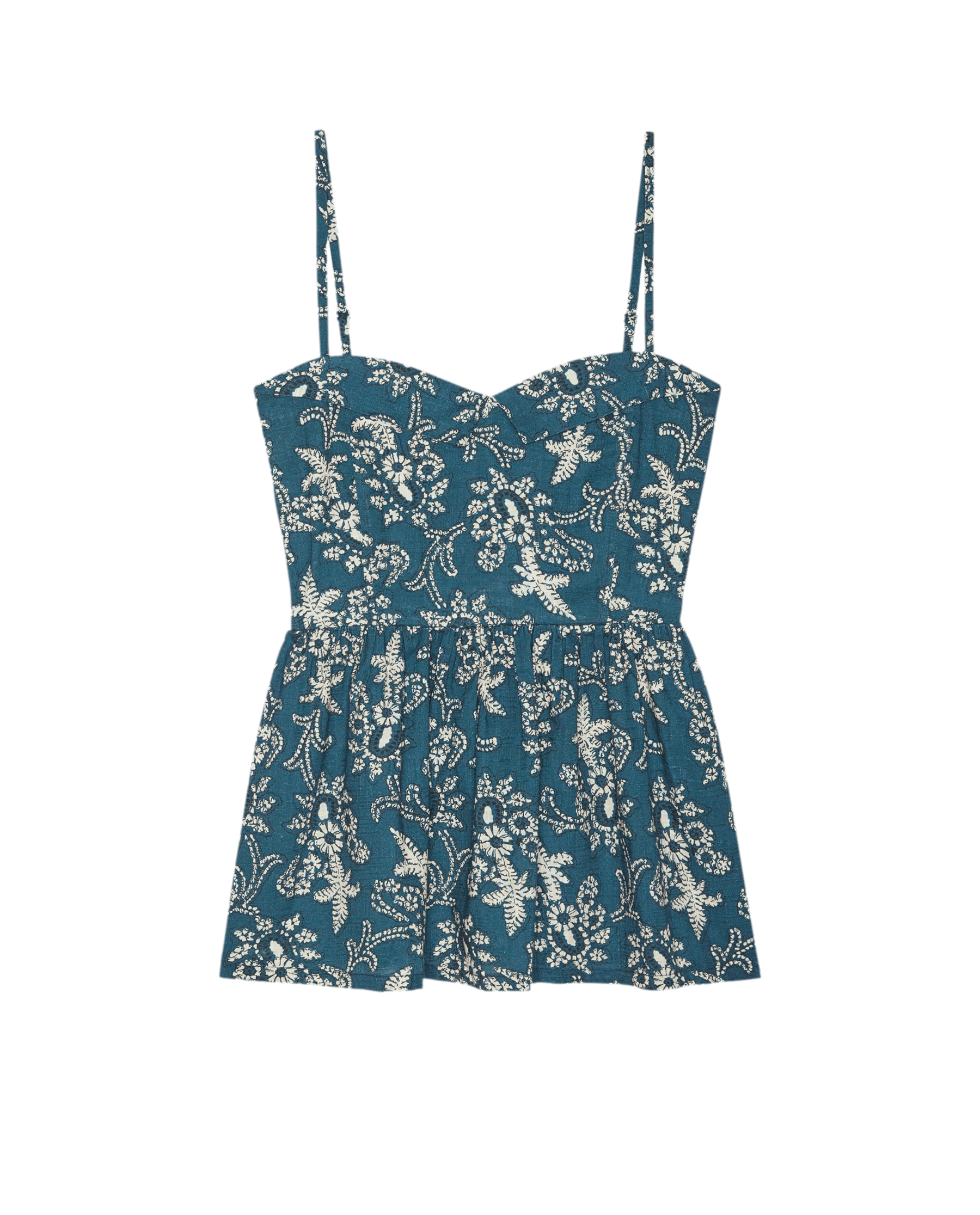 The Verse Top. -- Indigo Bandana