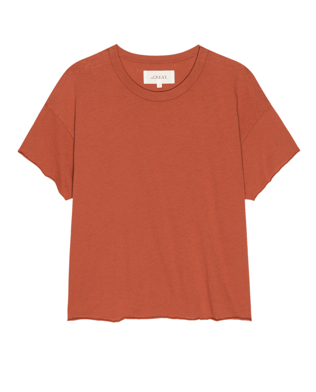 The Crop Tee. Solid -- Desert Clay