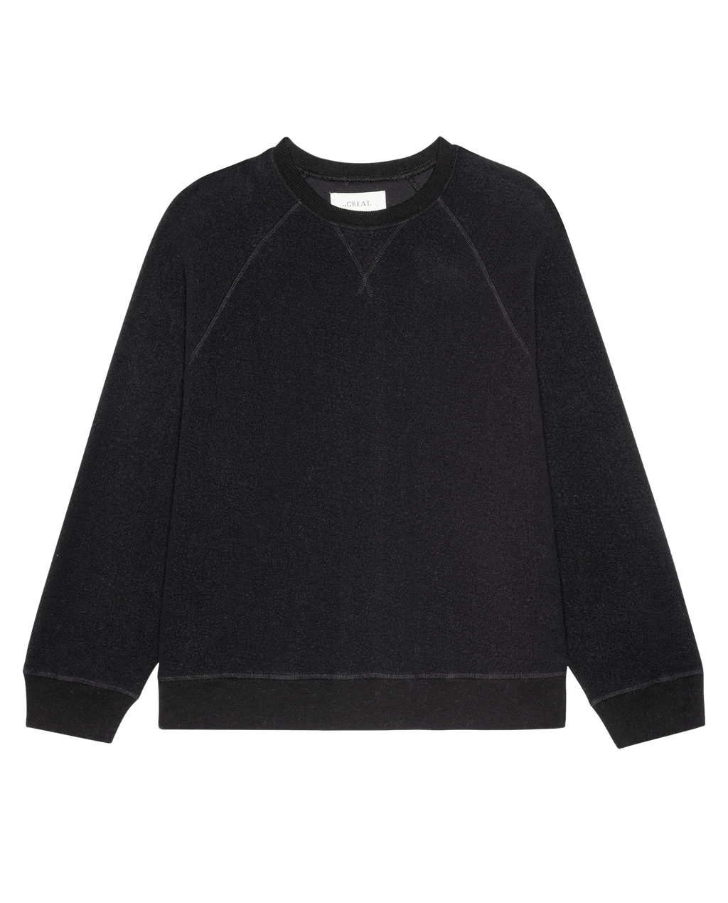 The Plush Slouch Sweatshirt. -- Almost Black
