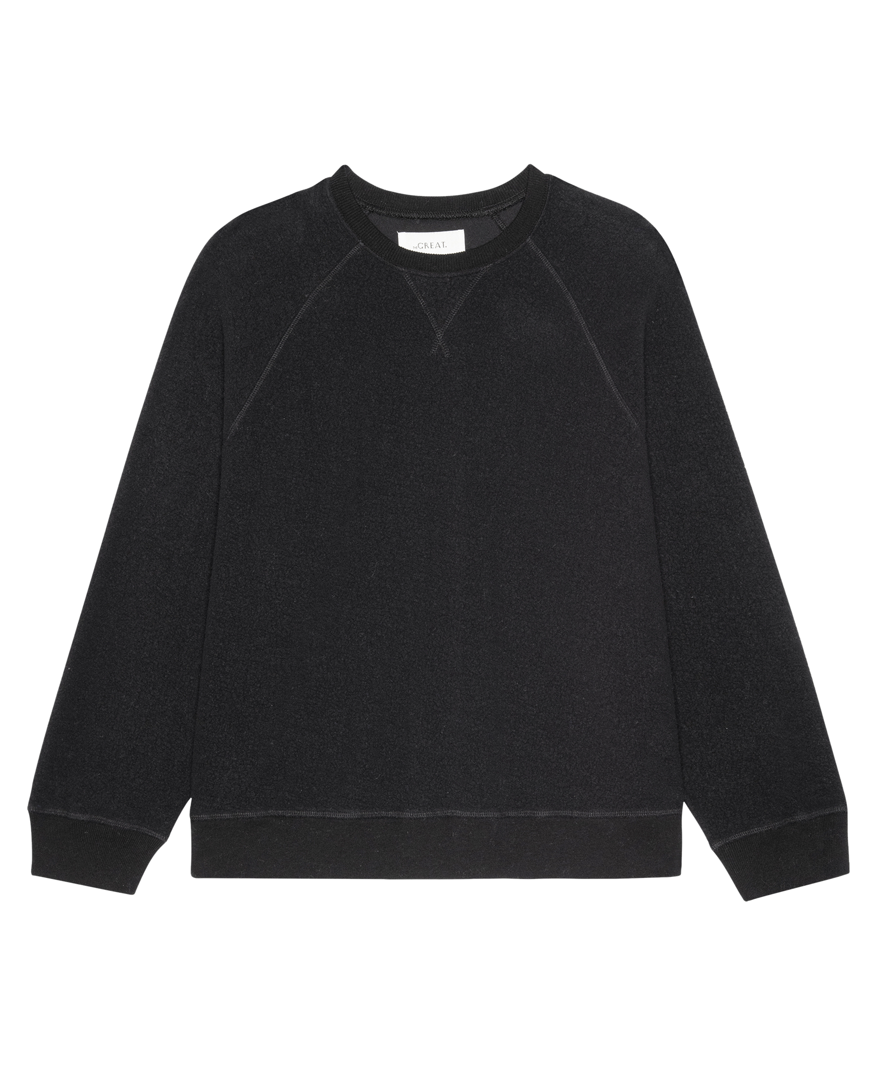 The Plush Slouch Sweatshirt. -- Almost Black