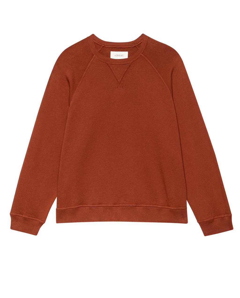 The Slouch Sweatshirt. Solid -- Brick