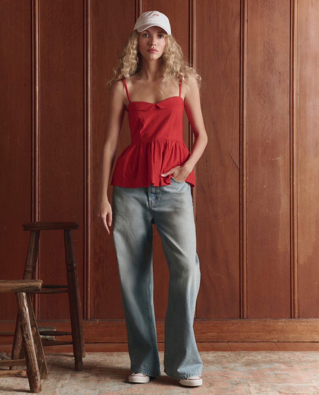 The Verse Top. -- Hot Red