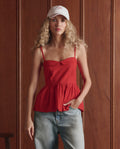The Verse Top. -- Hot Red