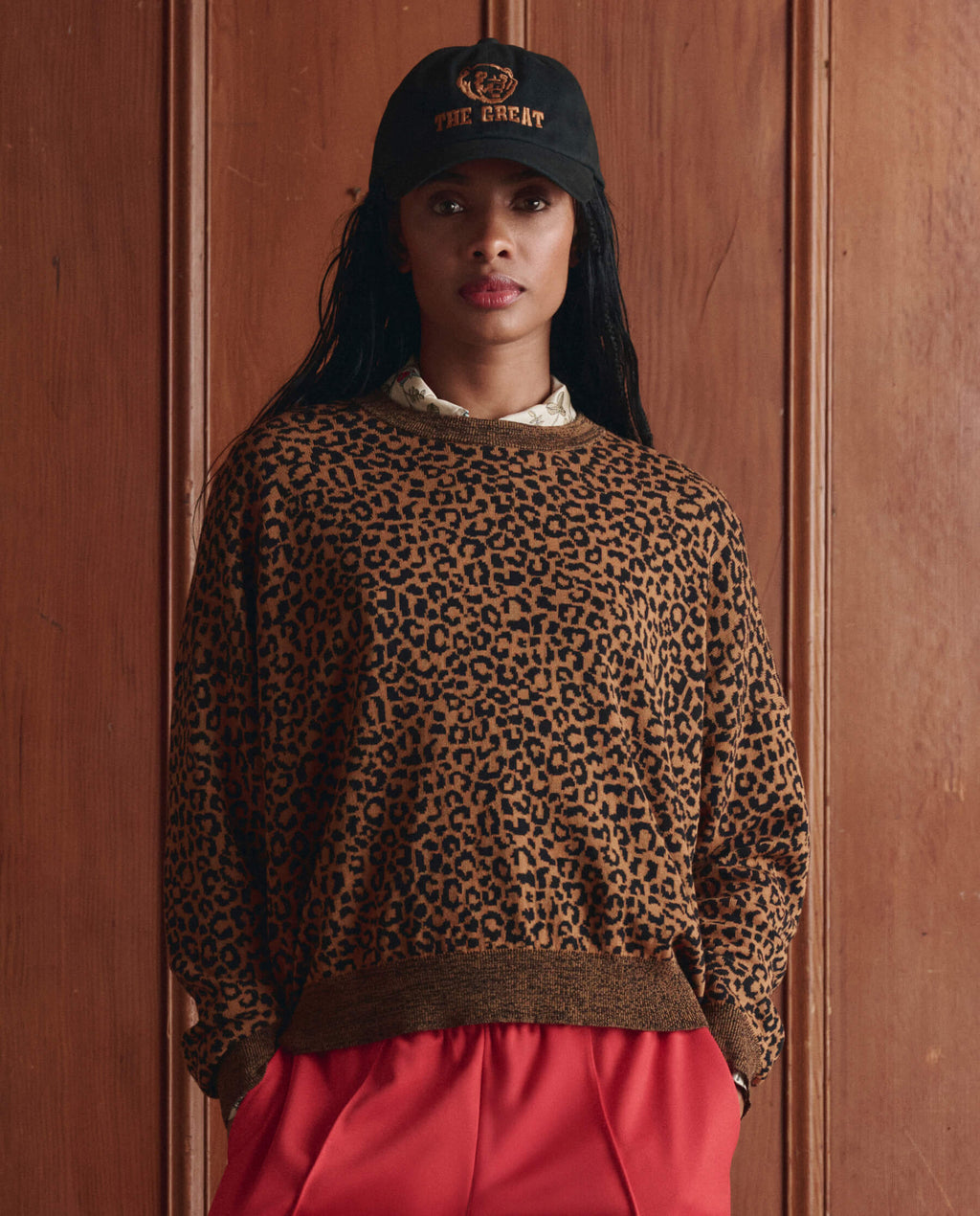 The Oversized Pullover. -- Leopard