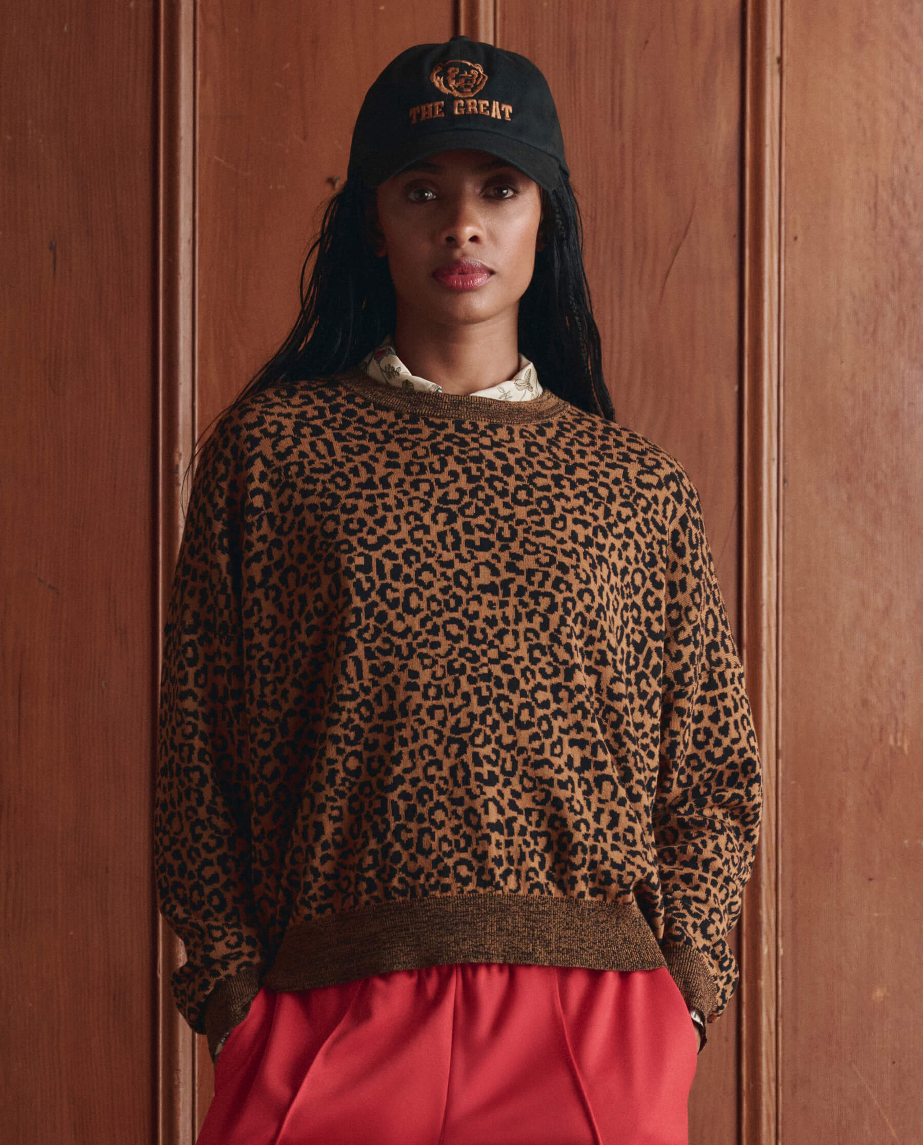 The Oversized Pullover. -- Leopard
