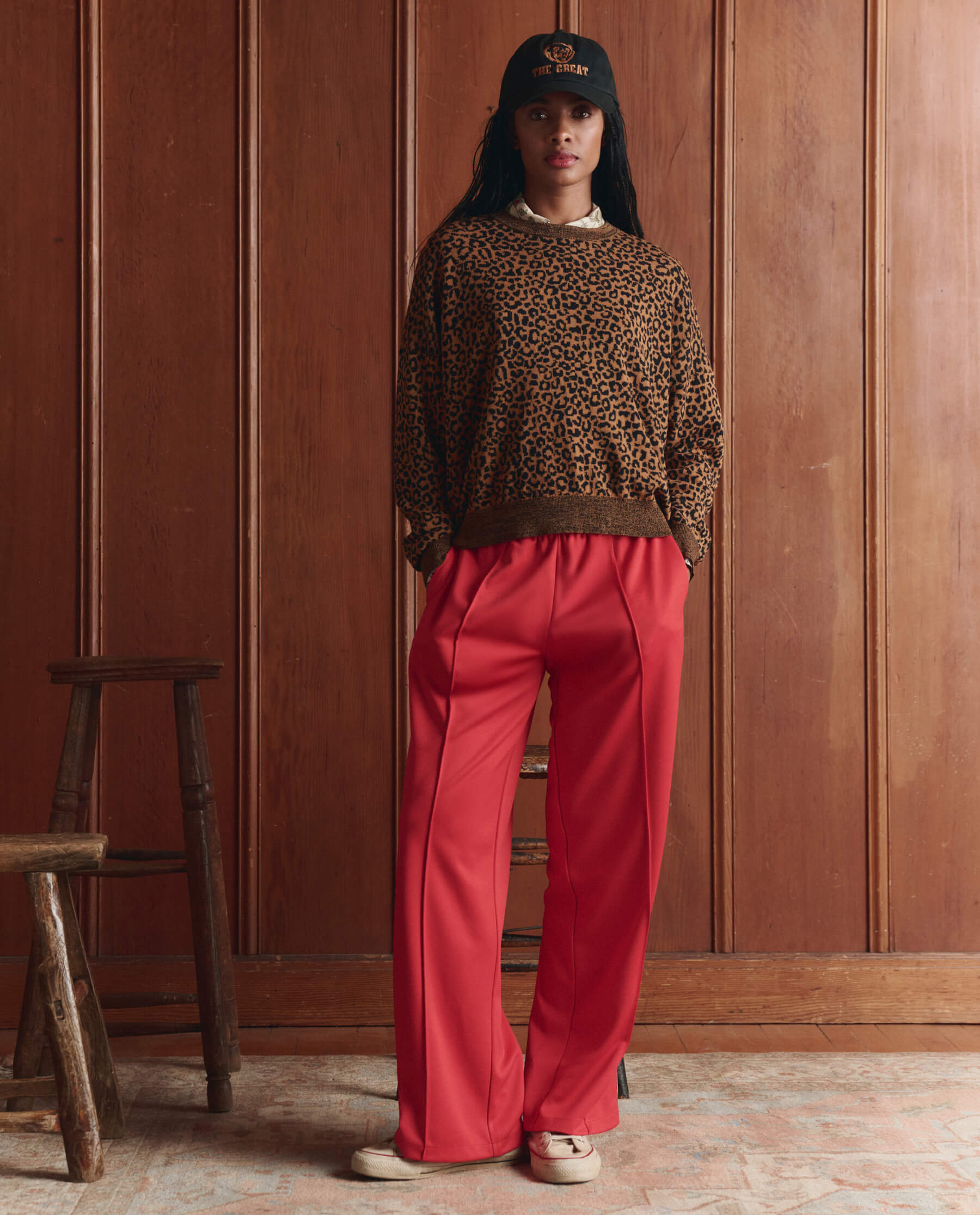 The Oversized Pullover. -- Leopard