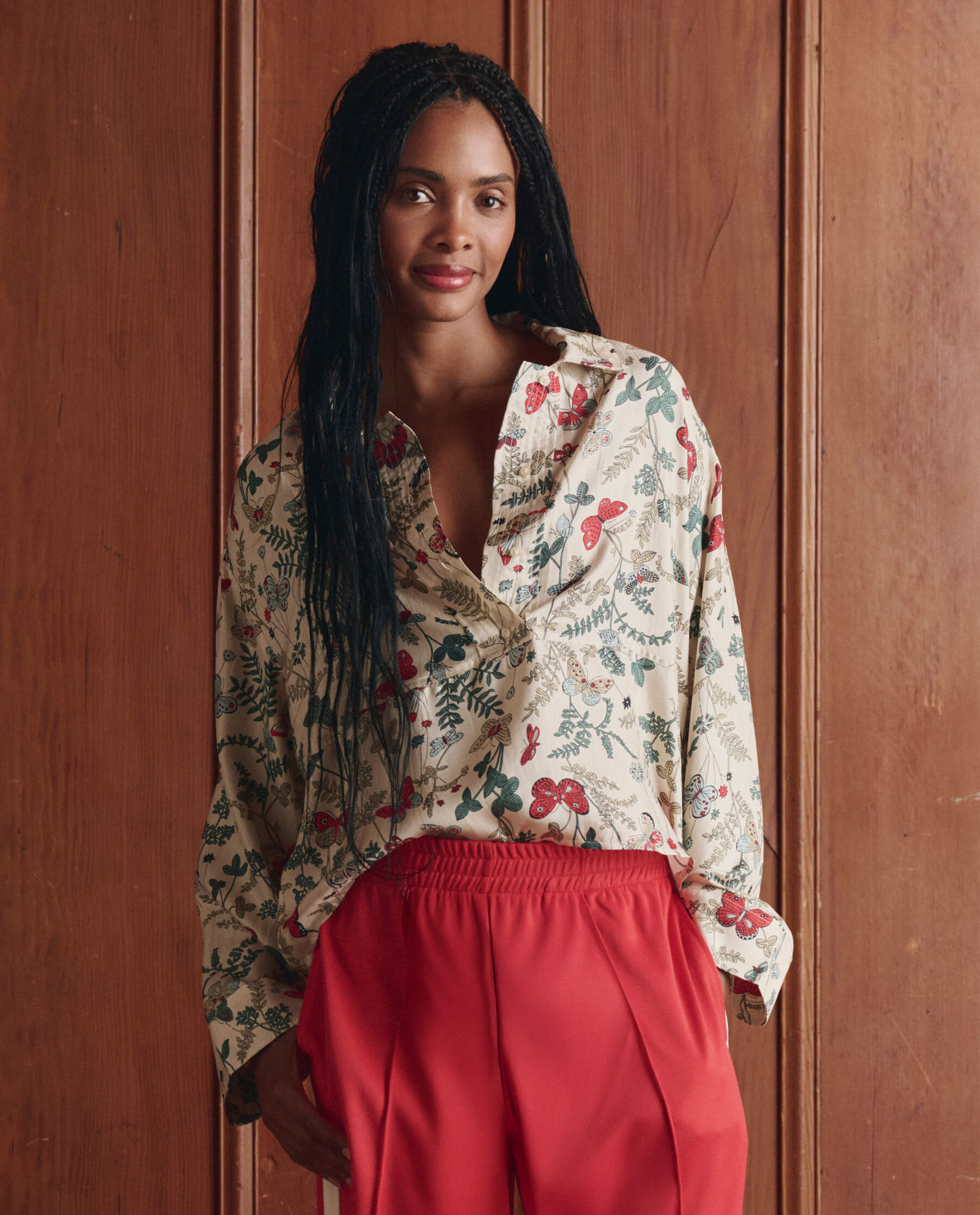 The Meadow Henley Top. -- Floating Butterfly