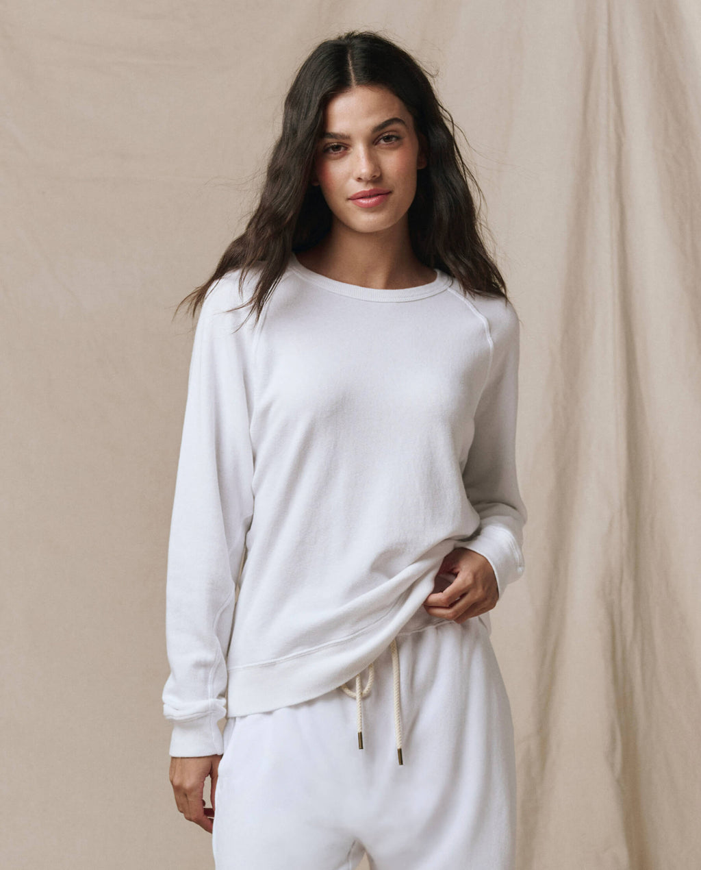The Rookie Sweatshirt. Solid -- True White
