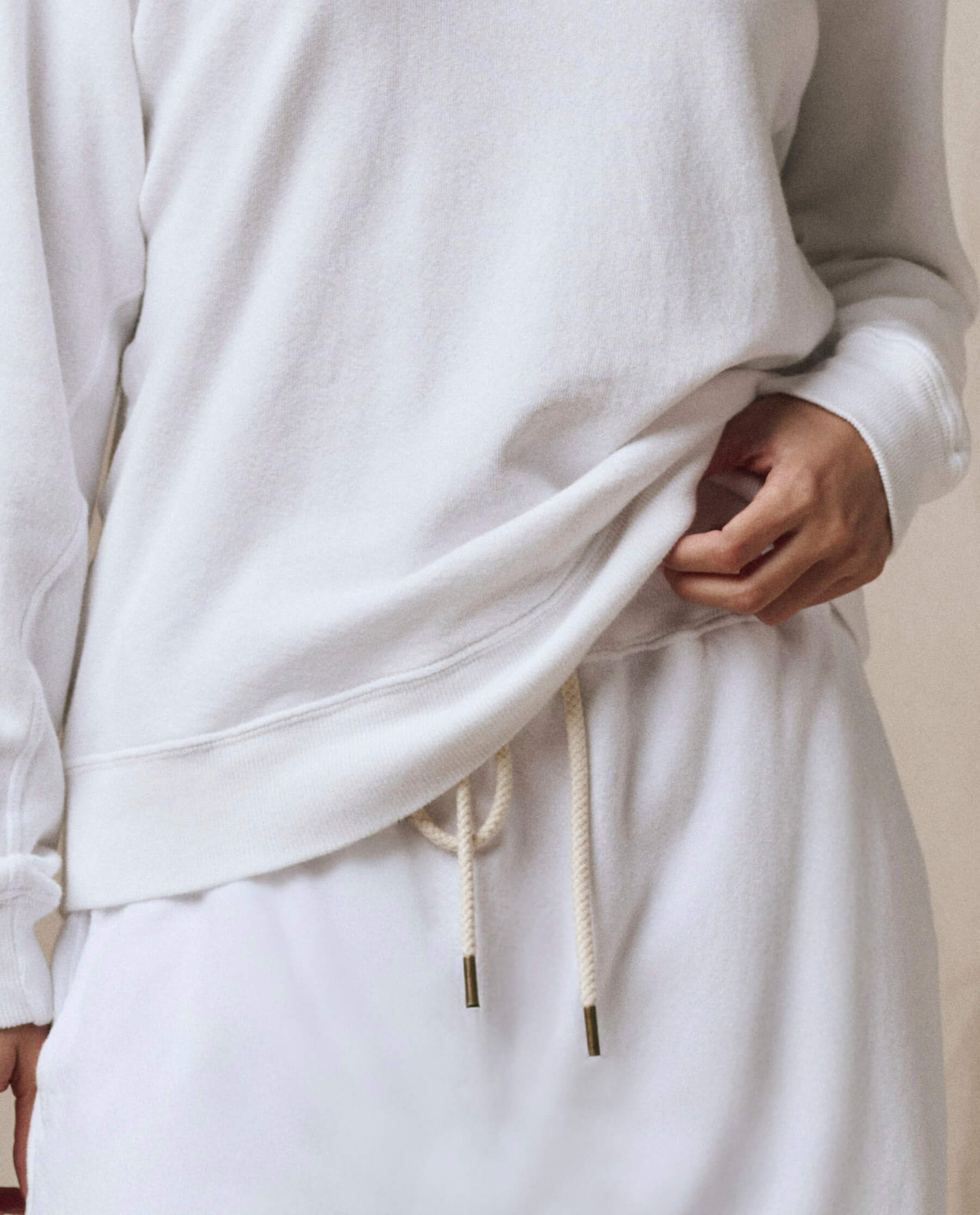 The Rookie Sweatshirt. Solid -- True White