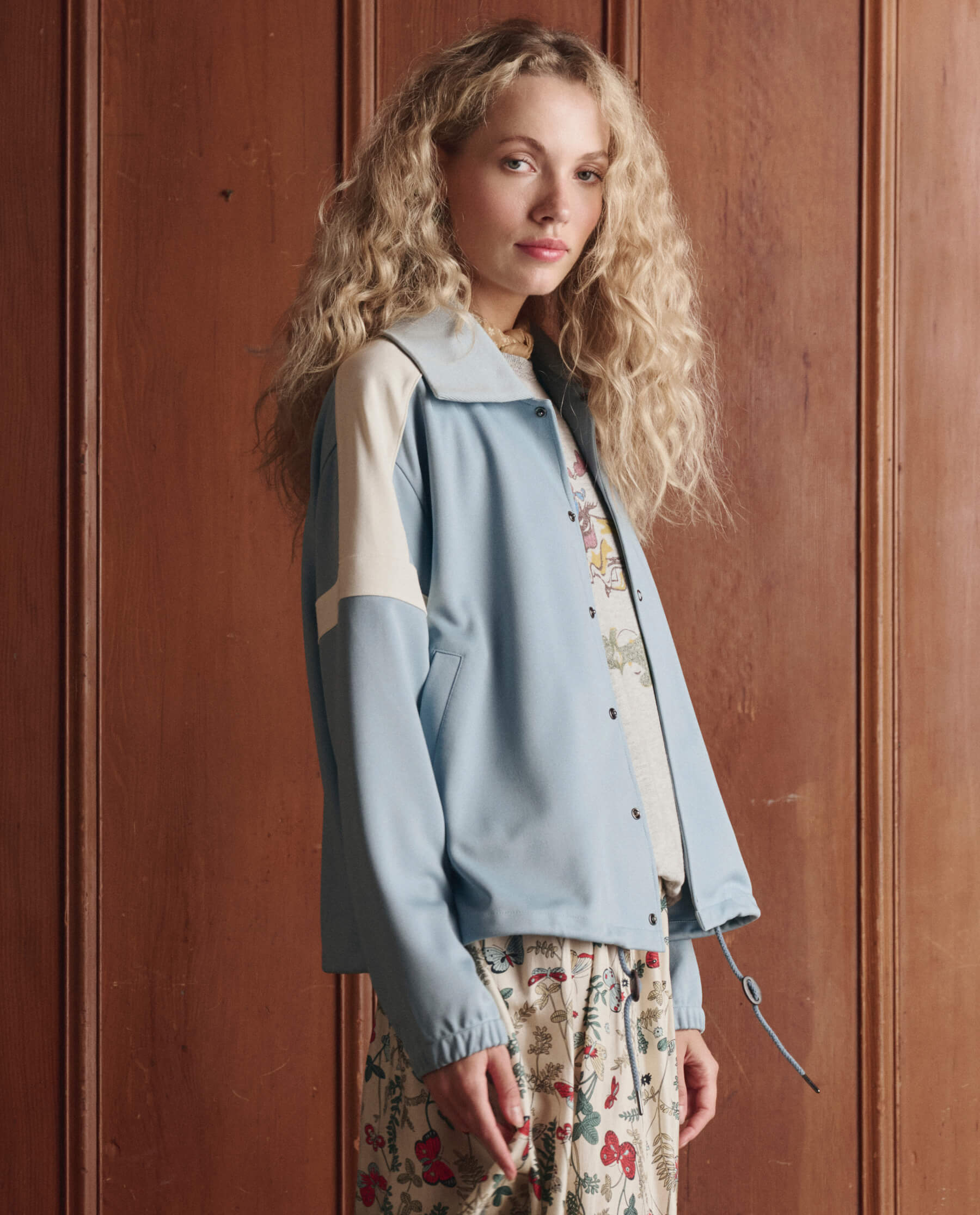 The Trainer Jacket. -- Robin Blue