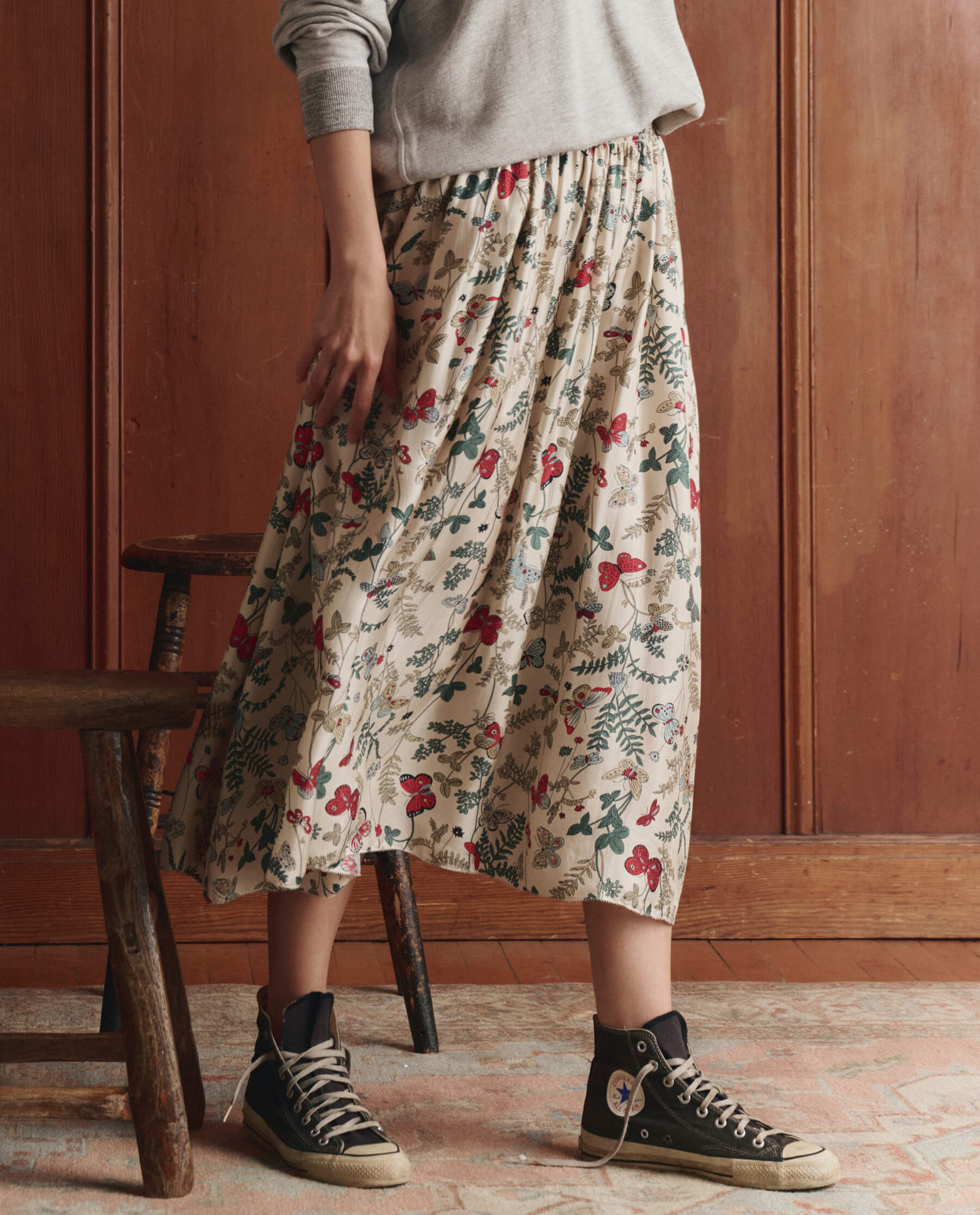 The Canary Skirt. -- Floating Butterfly