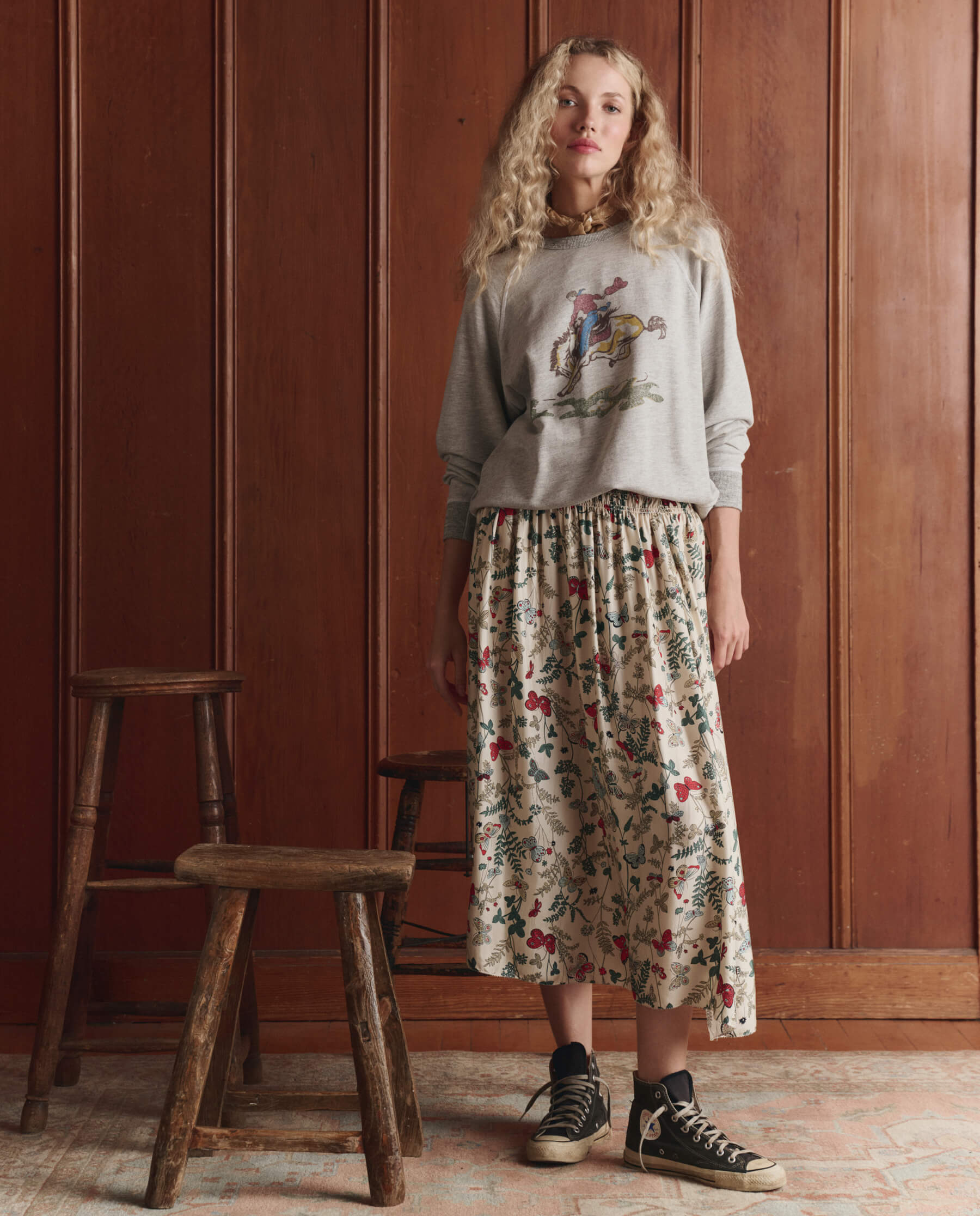 The Canary Skirt. -- Floating Butterfly