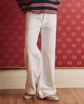 The Slouch Wide Leg Jean. -- True White