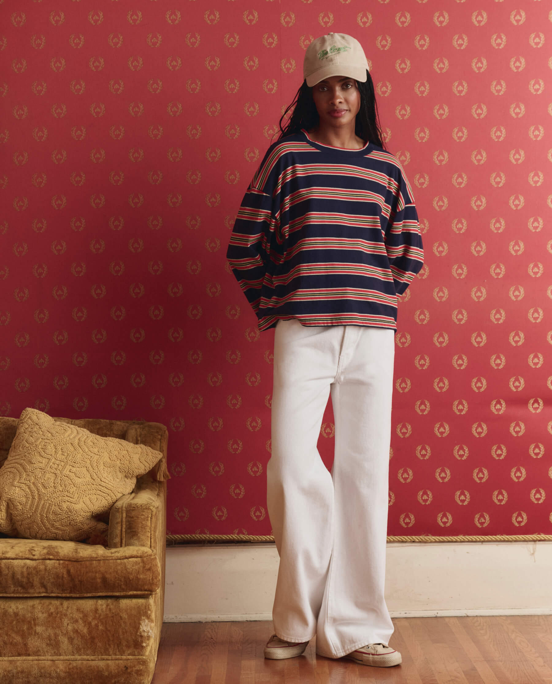 The Slouch Wide Leg Jean. -- True White