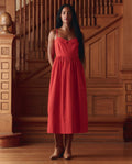 The Verse Dress. -- Hot Red