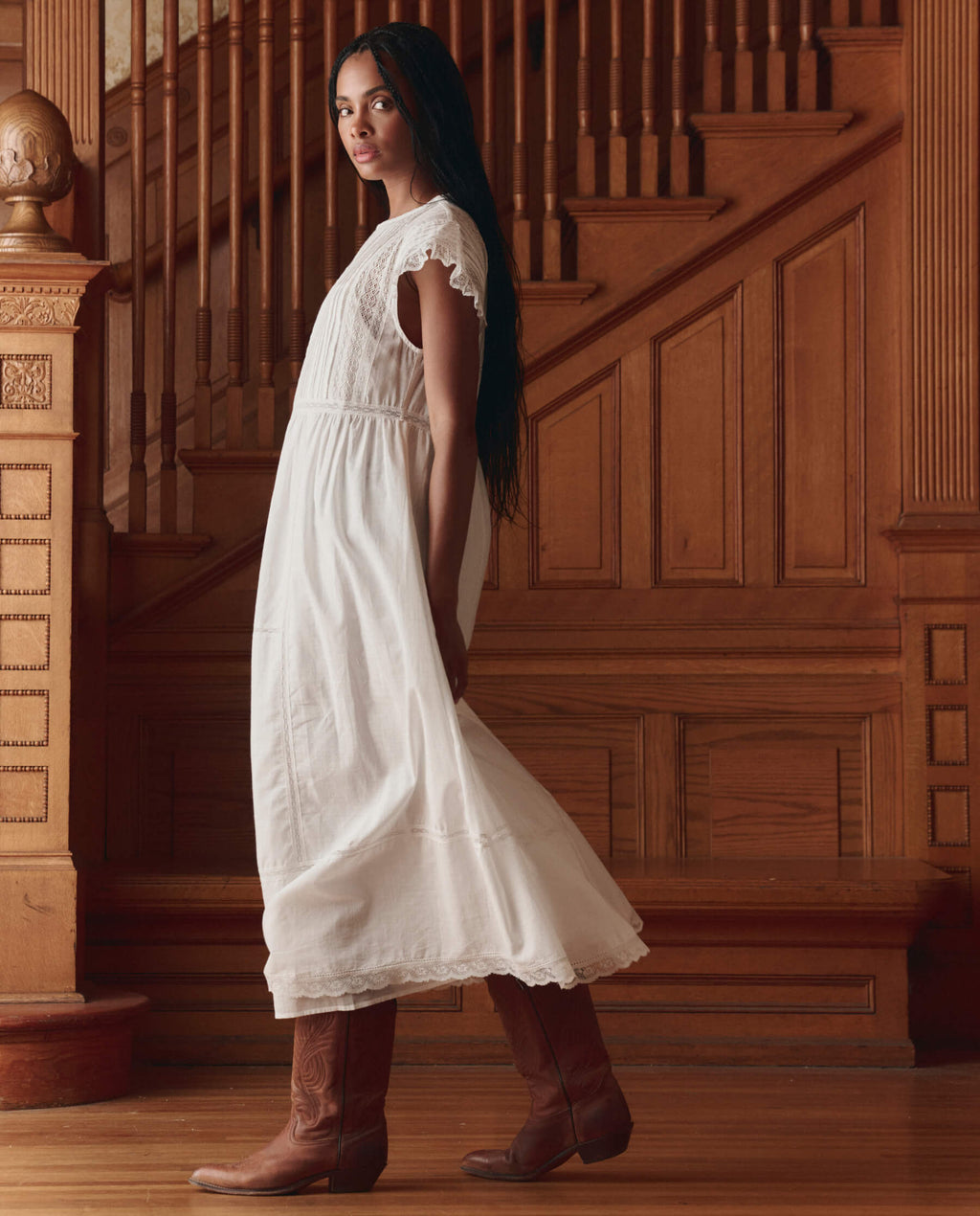 The Sonnet Dress. -- True White