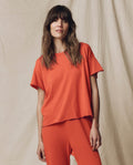 The Crop Tee. Solid -- Desert Clay