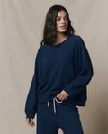 The Slouch Sweatshirt. Solid -- True Navy