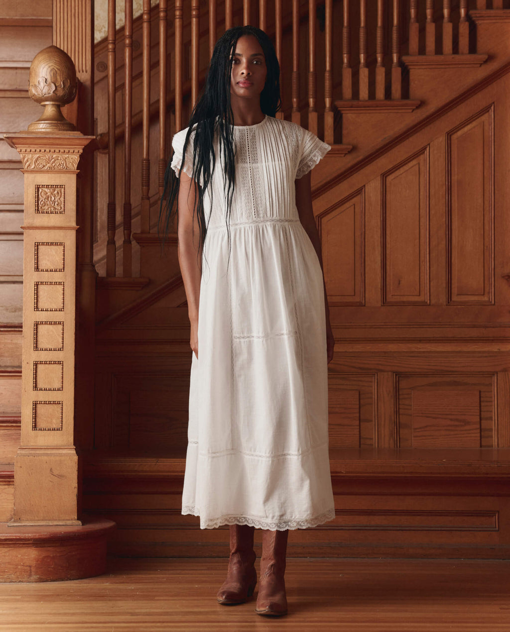 The Sonnet Dress. -- True White