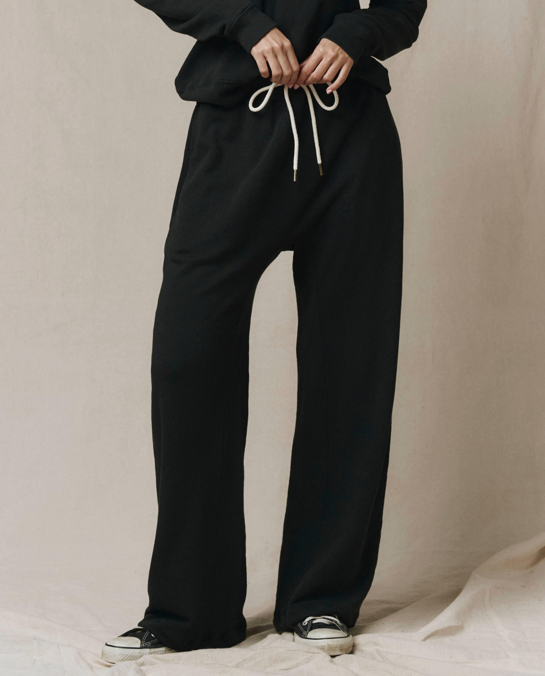 The Horseshoe Sweatpant. Solid -- Almost Black