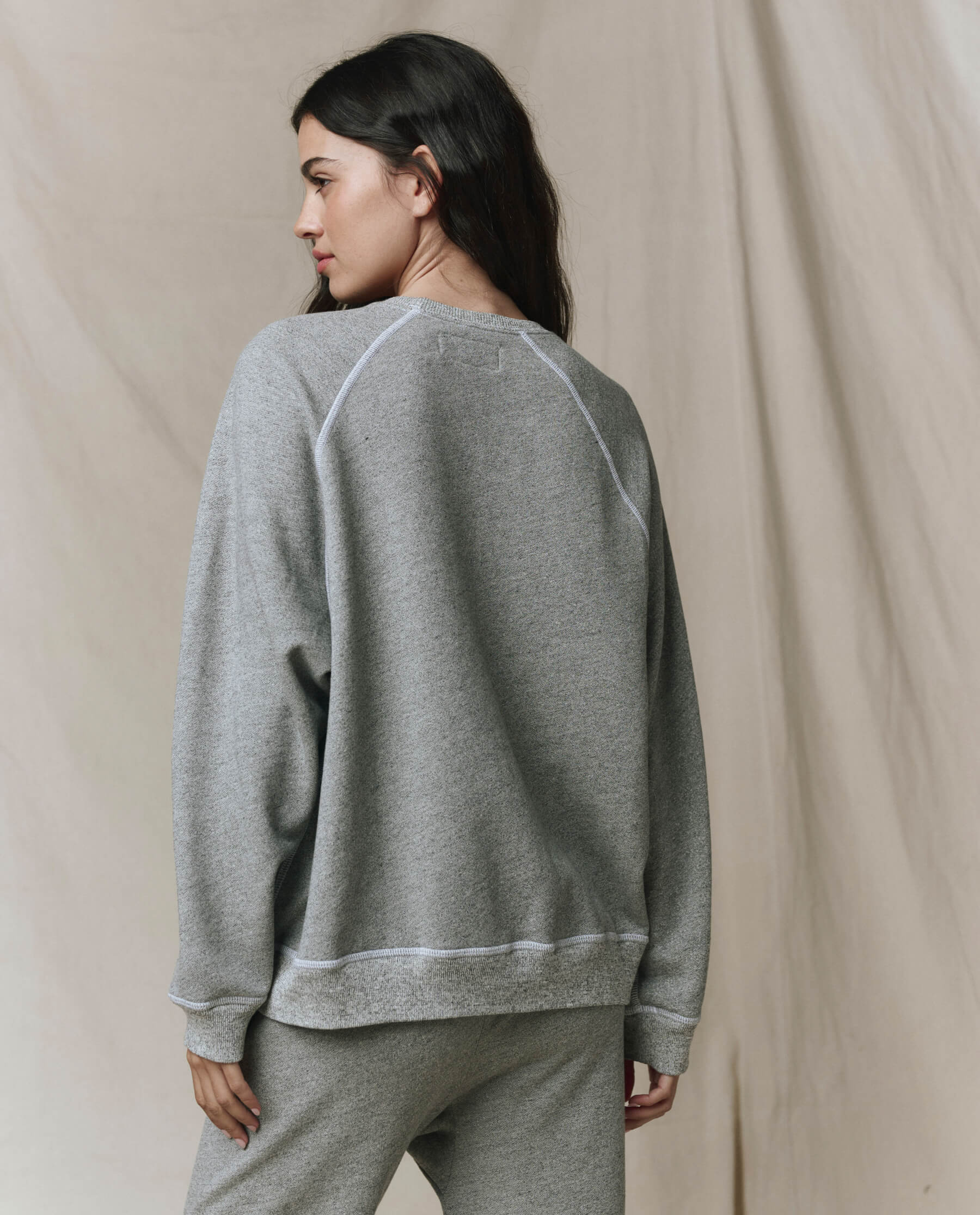 The Slouch Sweatshirt. Solid -- Varsity Grey