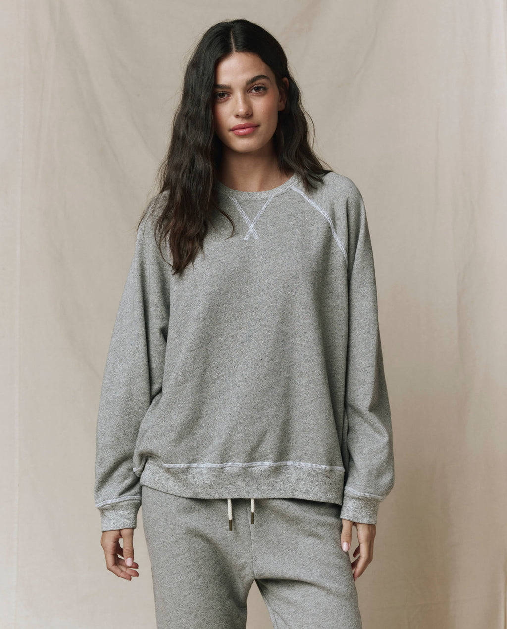 The Slouch Sweatshirt. Solid -- Varsity Grey