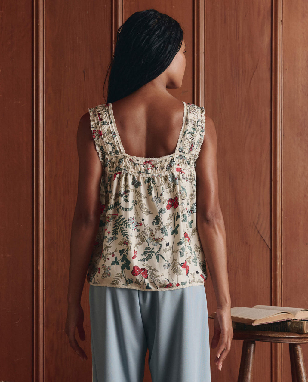 The Victorian Pleat Tank. -- Floating Butterfly