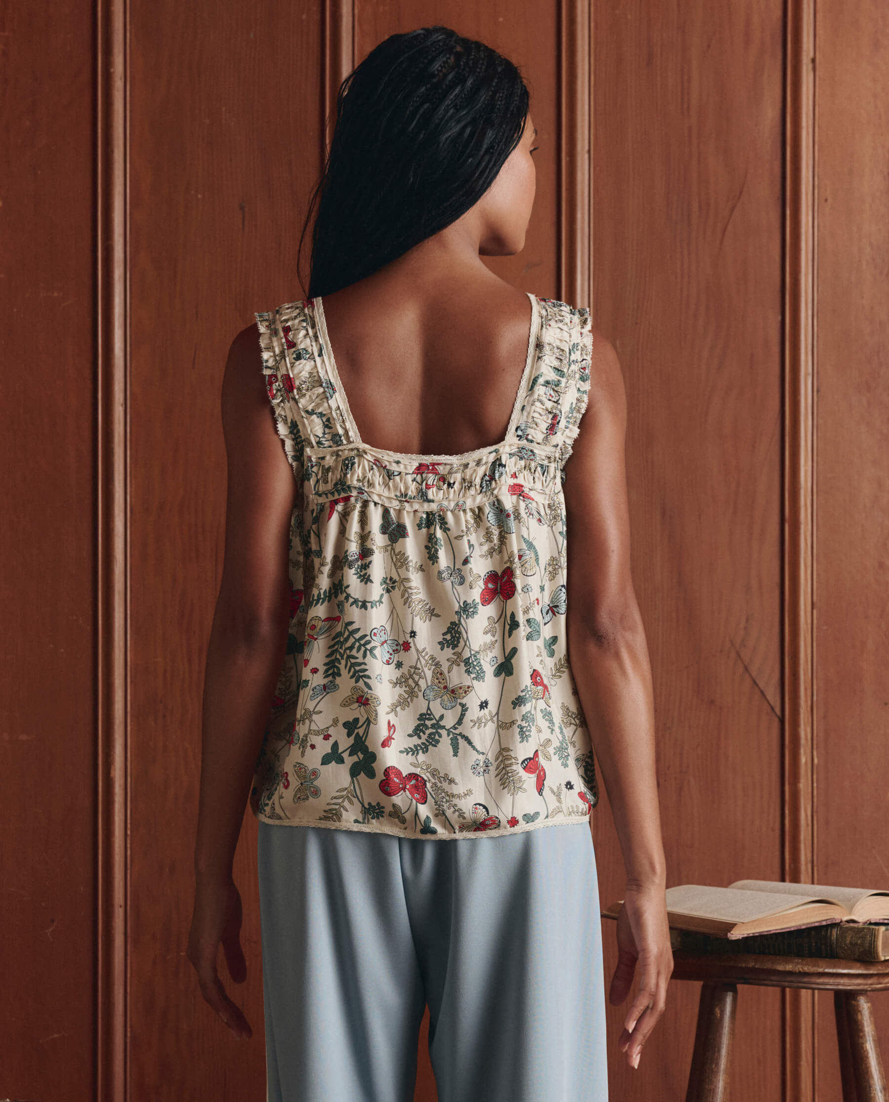 The Victorian Pleat Tank. -- Floating Butterfly