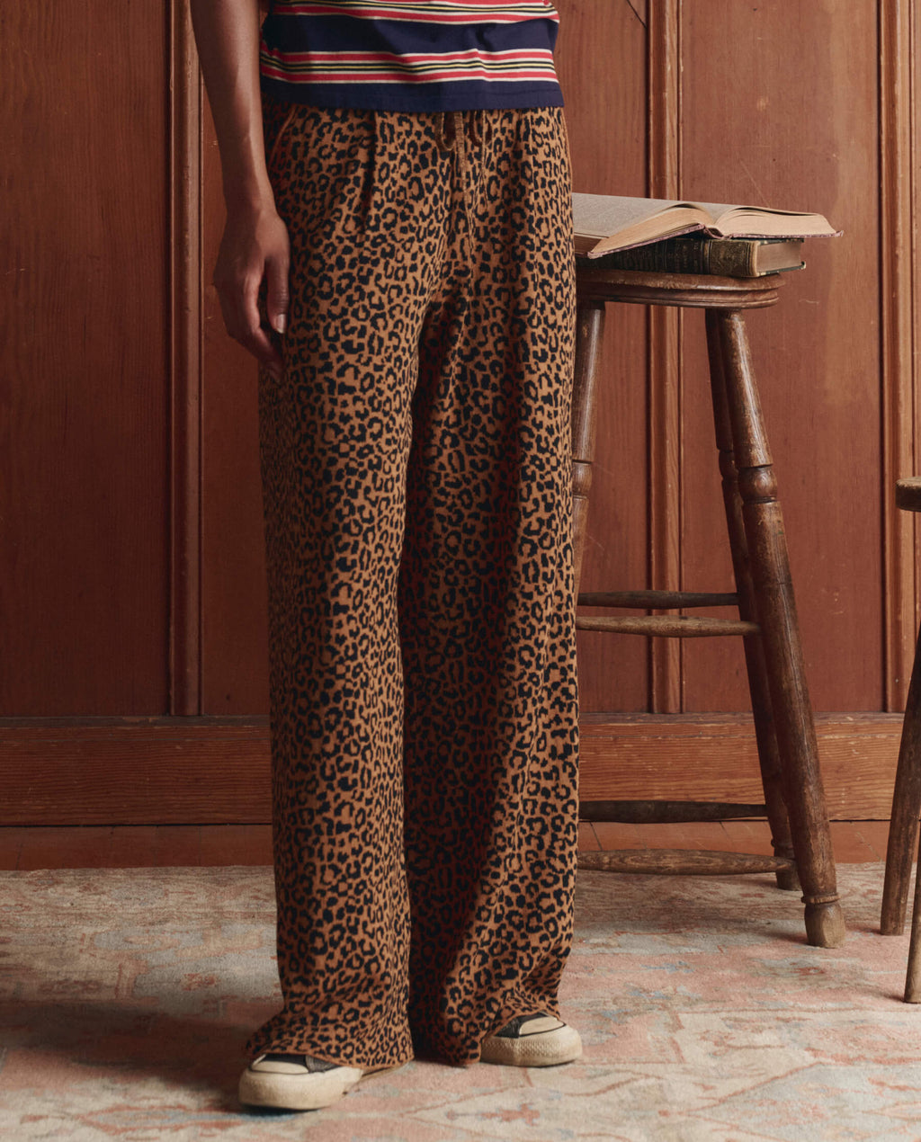 The Relaxed Trouser Pant. -- Leopard