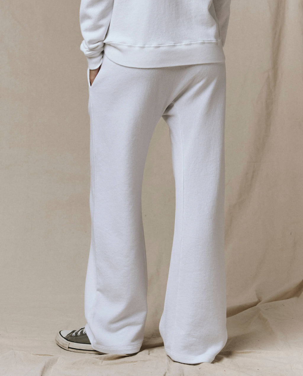 The Horseshoe Sweatpant. Solid -- True White