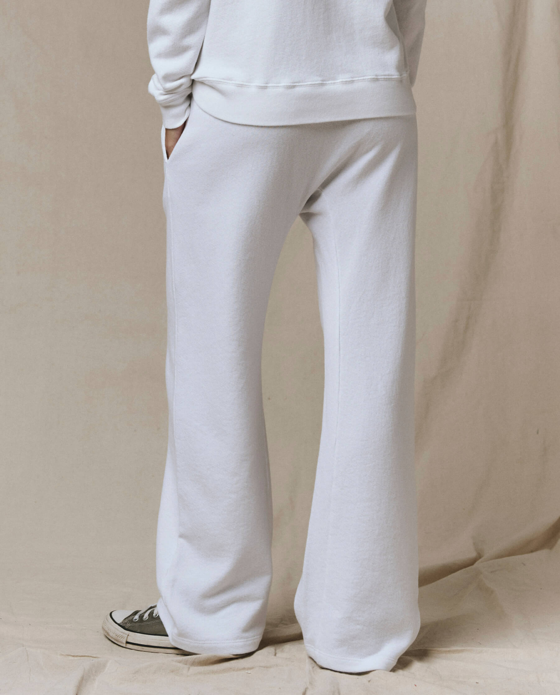 The Horseshoe Sweatpant. Solid -- True White