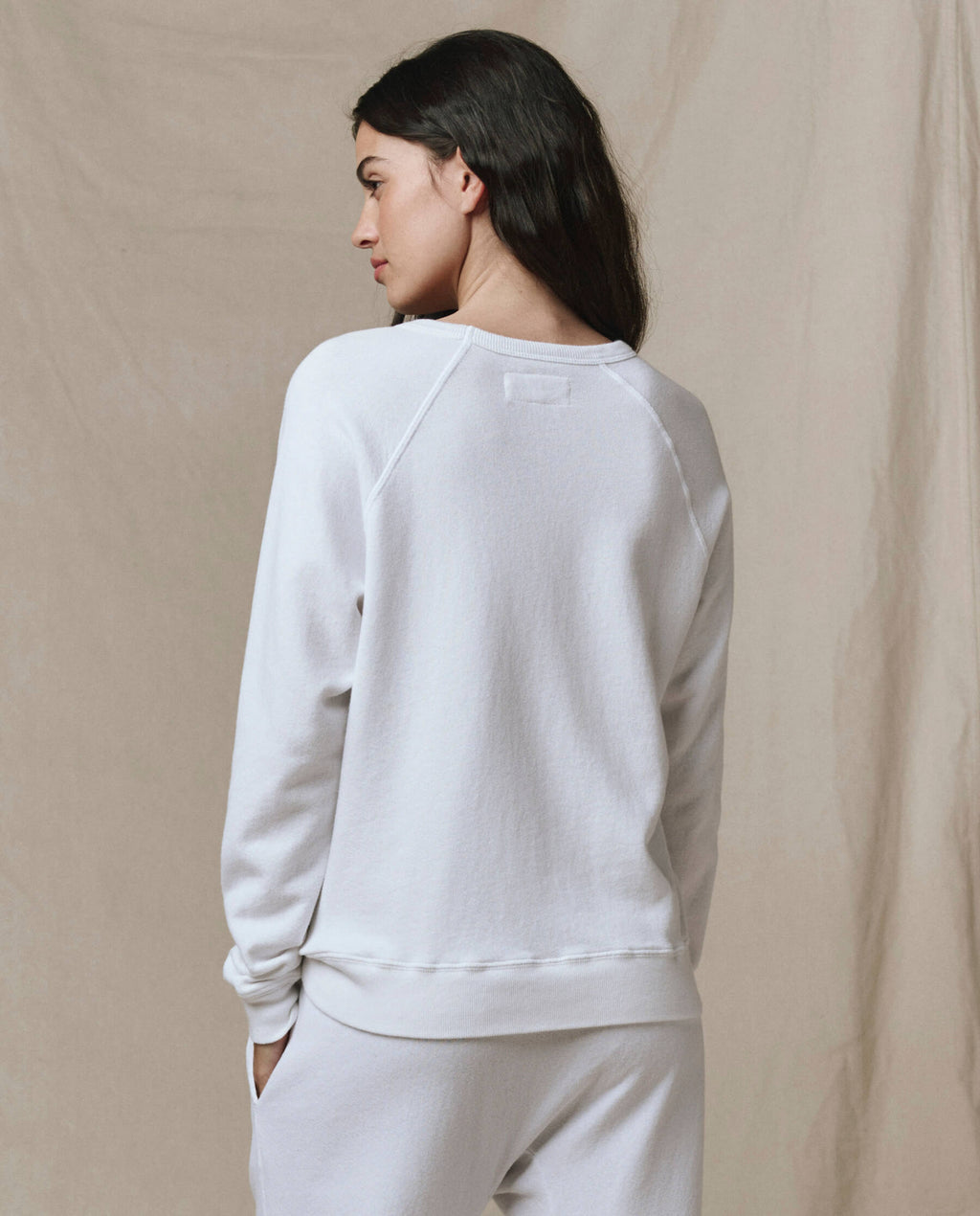 The Rookie Sweatshirt. Solid -- True White