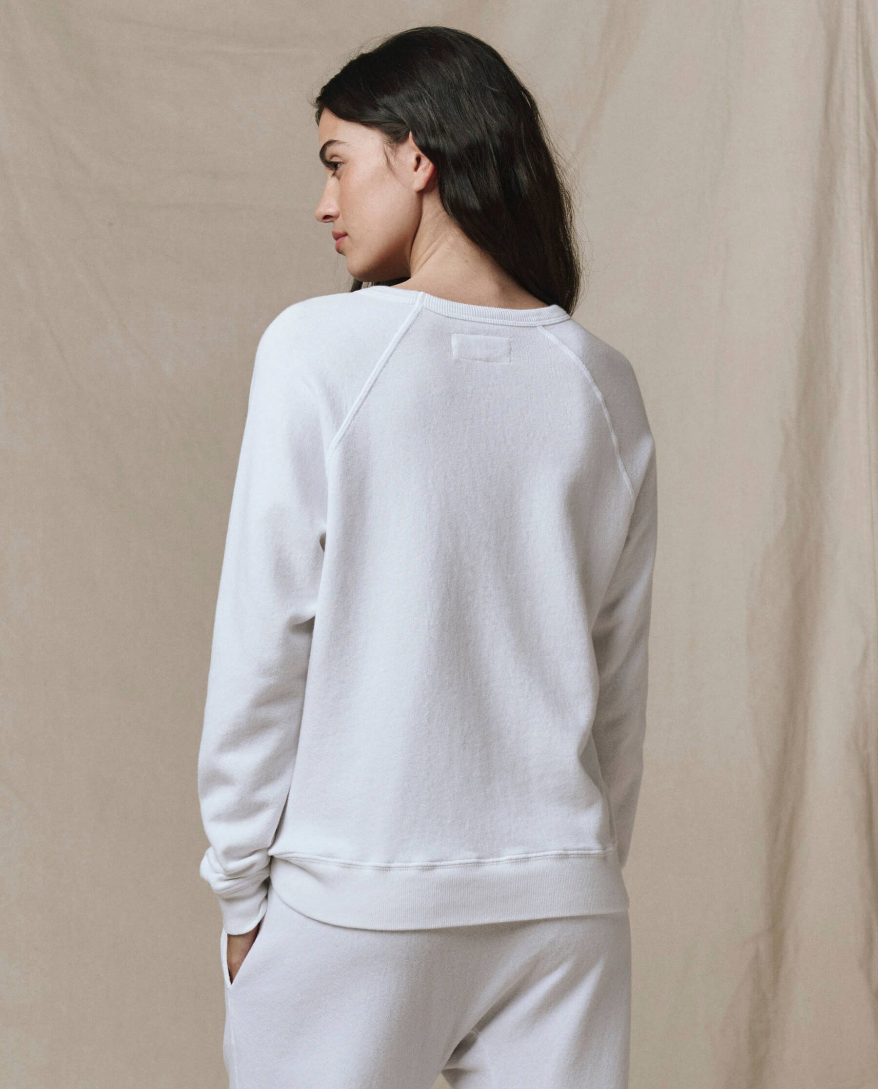 The Rookie Sweatshirt. Solid -- True White