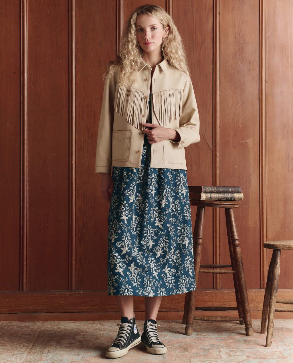 The Verse Dress. -- Indigo Bandana