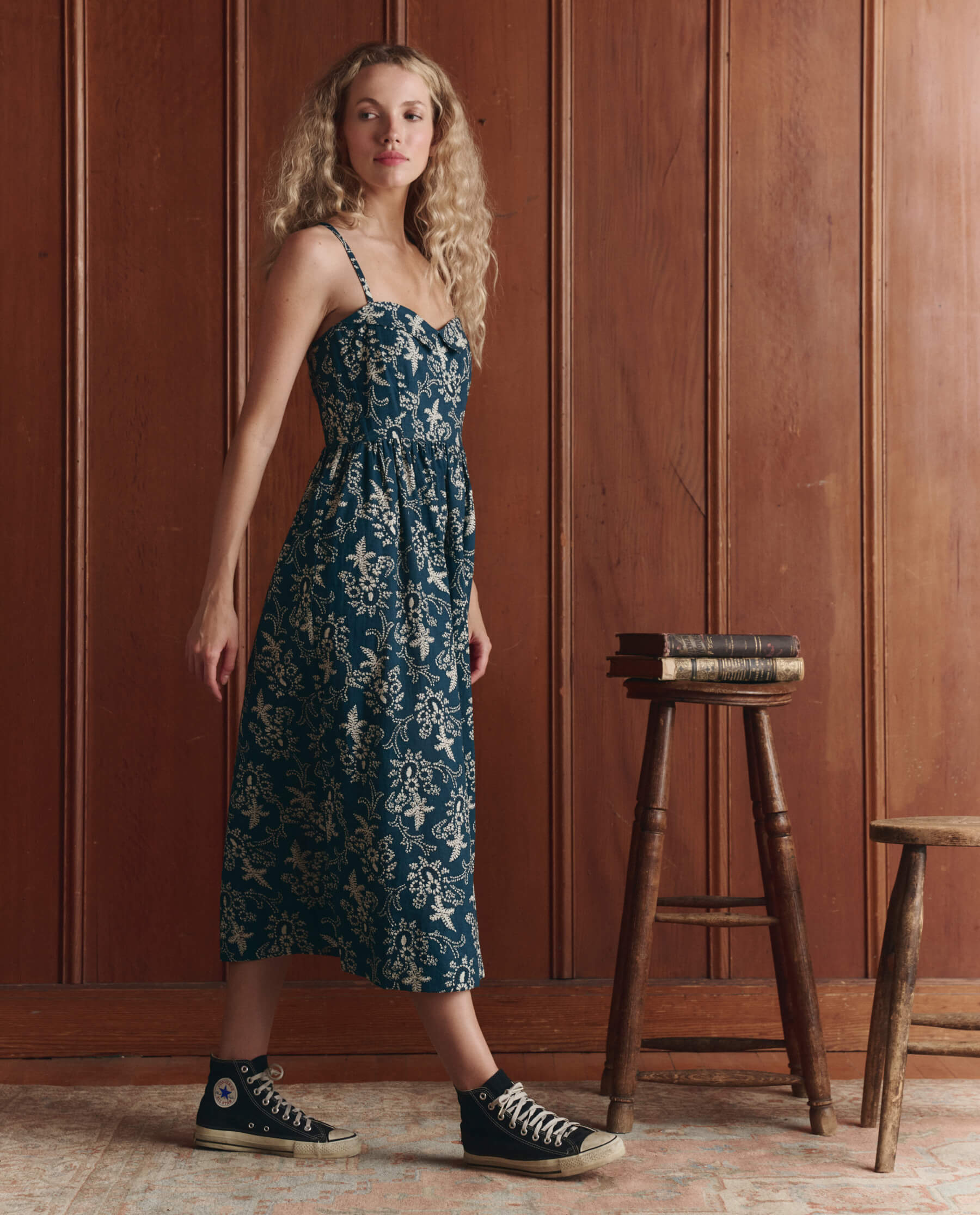 The Verse Dress. -- Indigo Bandana