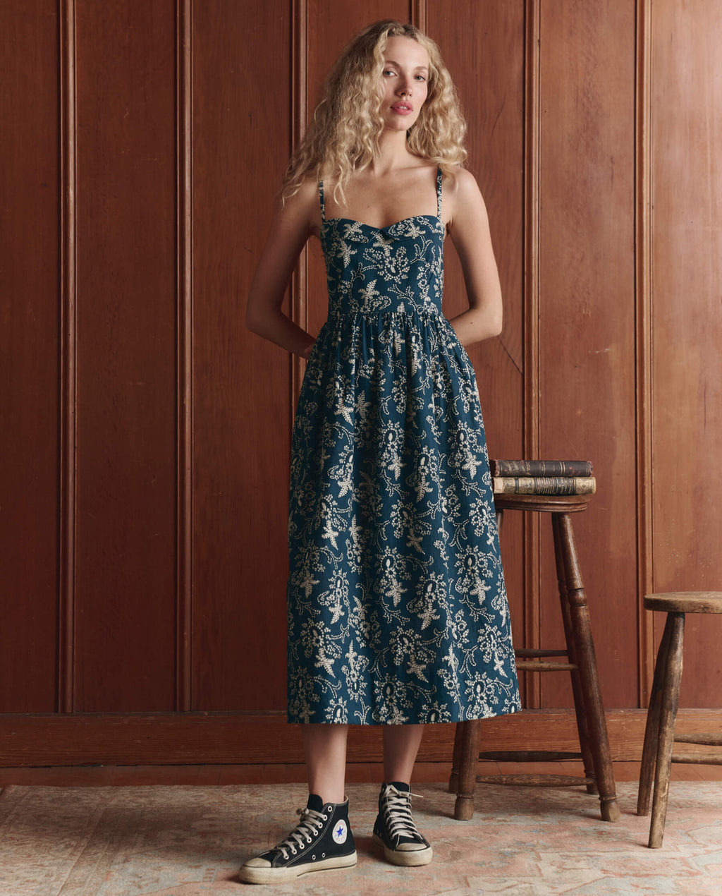 The Verse Dress. -- Indigo Bandana