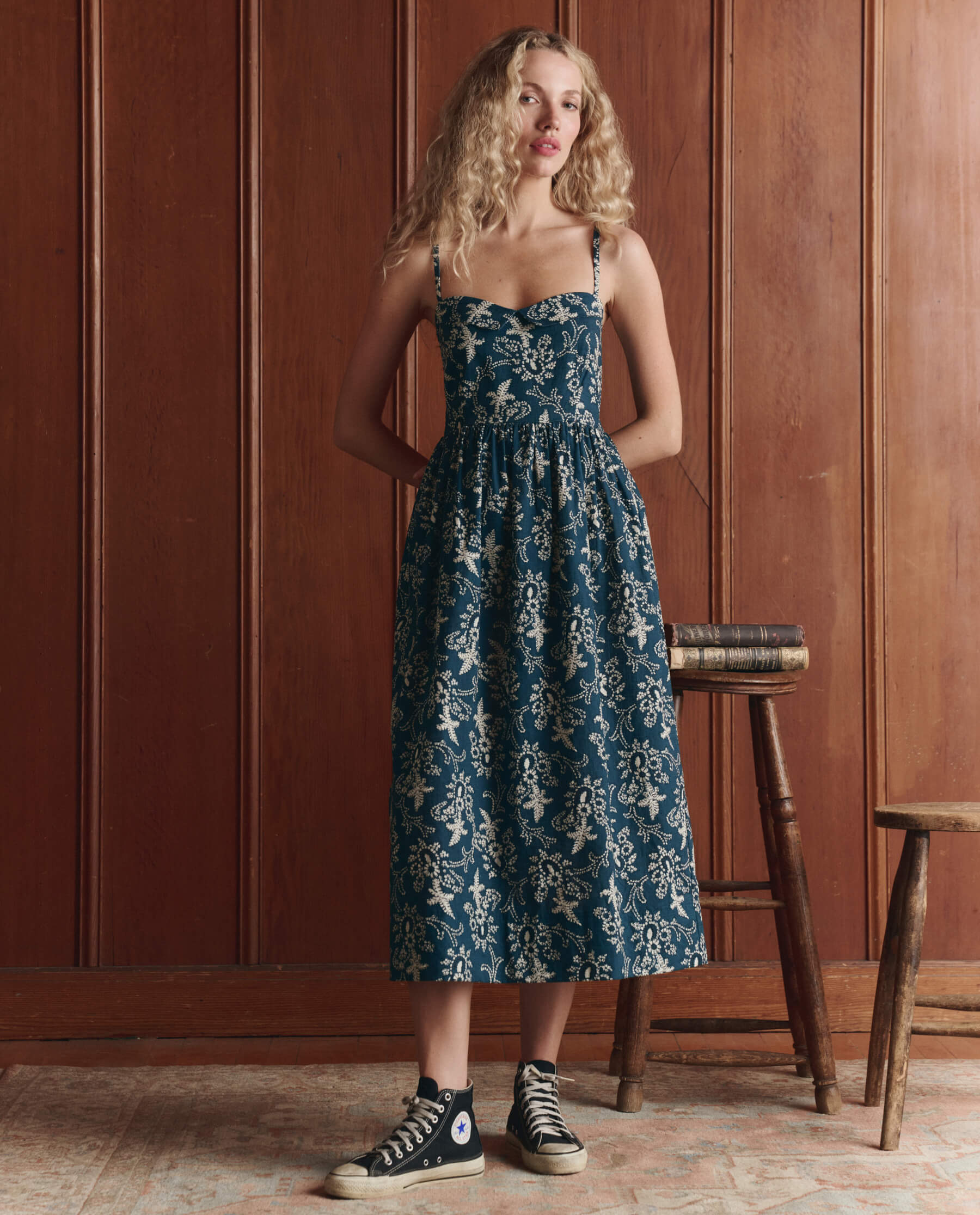 The Verse Dress. -- Indigo Bandana