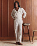 The Union Slim Overall. -- Washed White